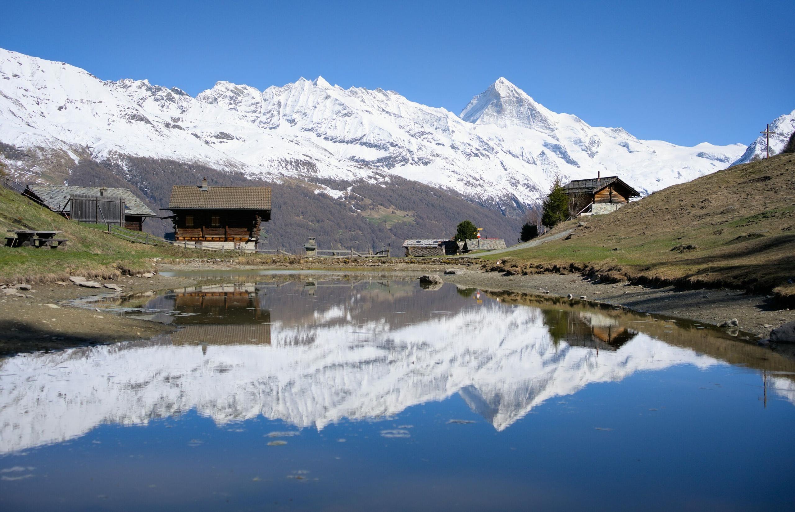 Lac d'Arbey in Val d'Hérens, Switzerland