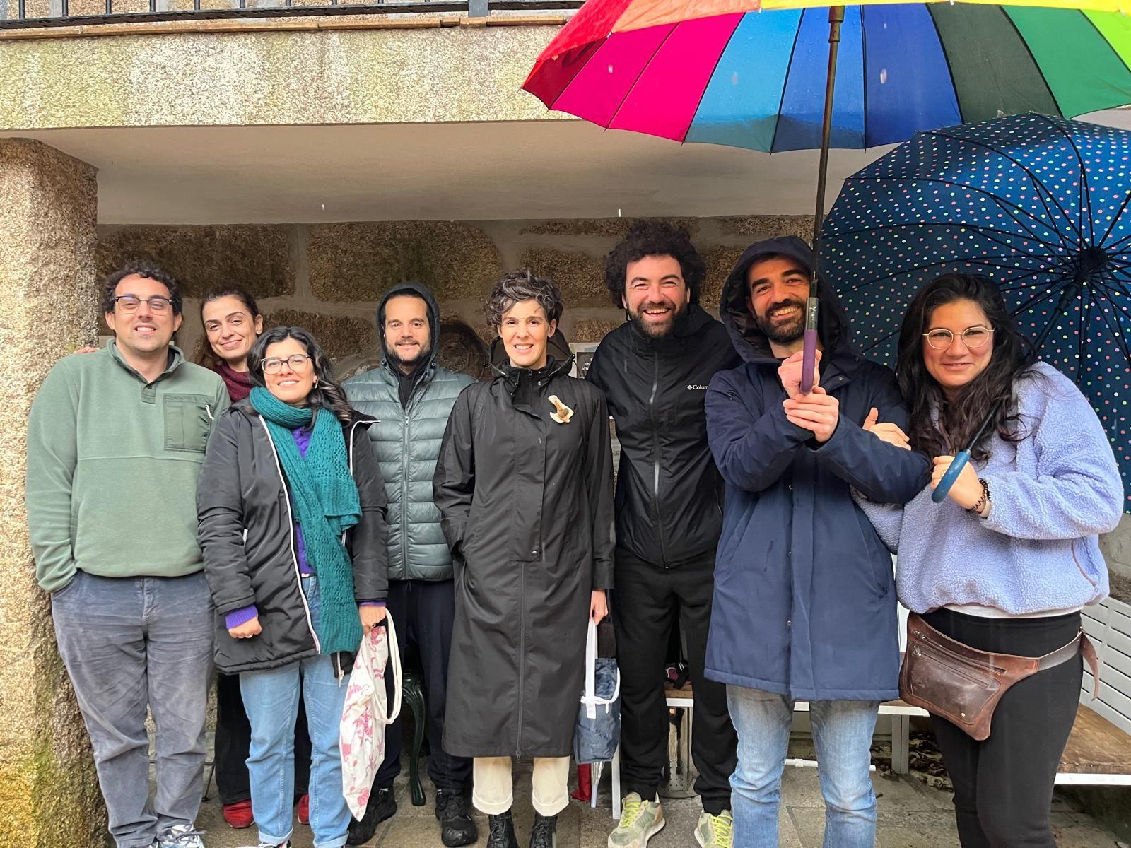 Members of CRAB project, Anceu Coliving, Dinamo 10, Sende and Treballu Hub. Anceu, 2025.
