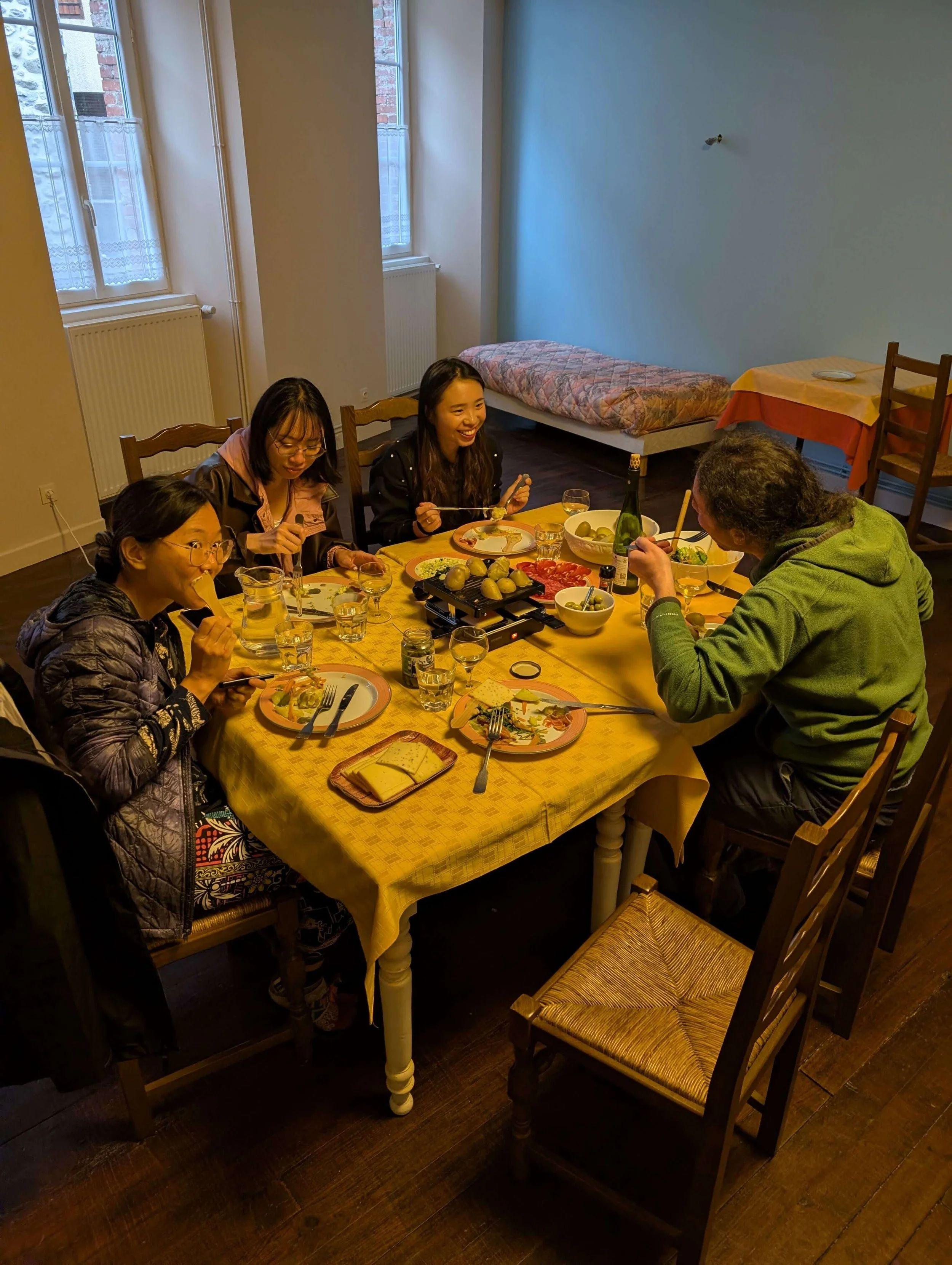 Family dinners and cooking together