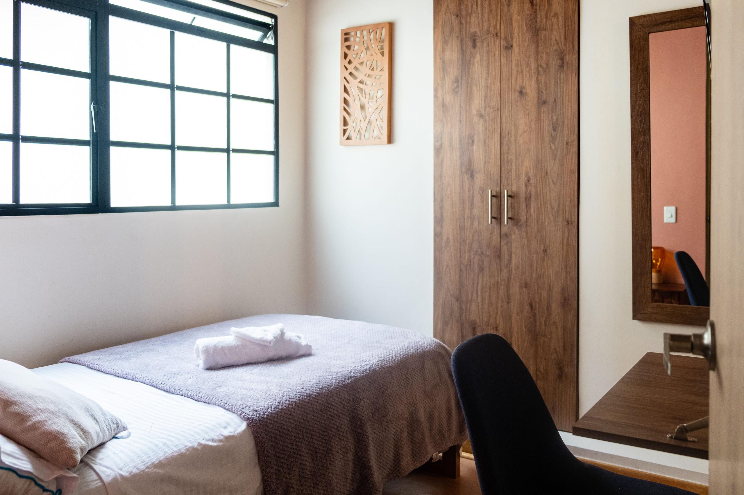 Interior view of Bedroom 4 at Balu Coliving