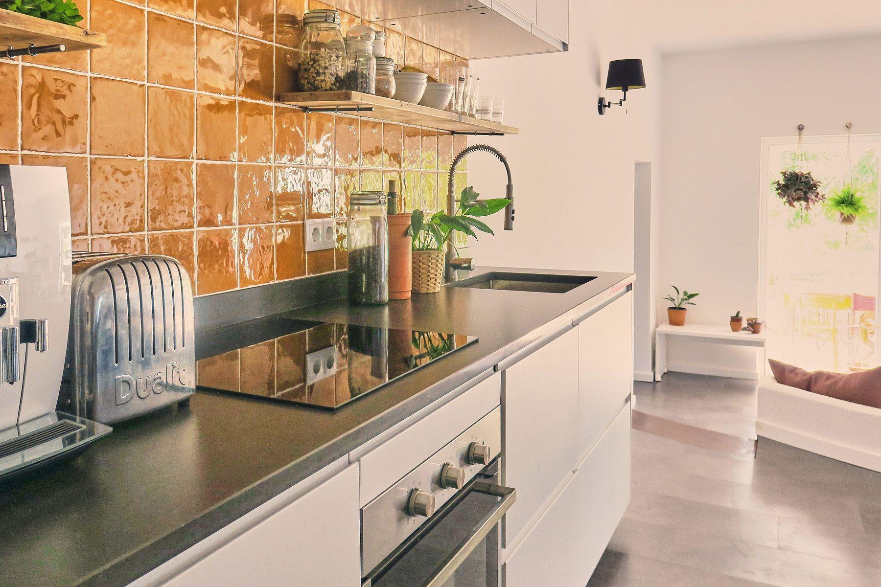 The fully equipped shared kitchen