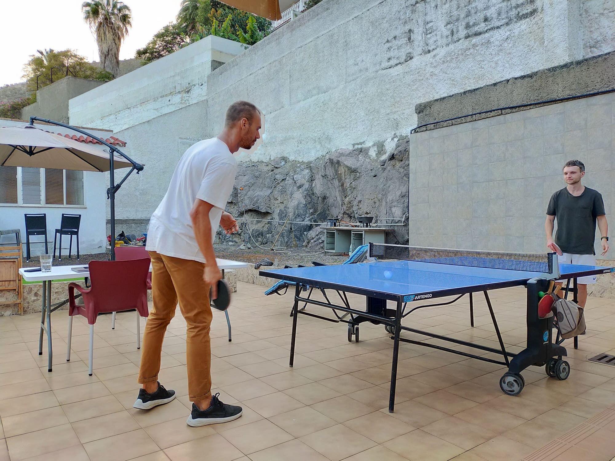 Ping pong table