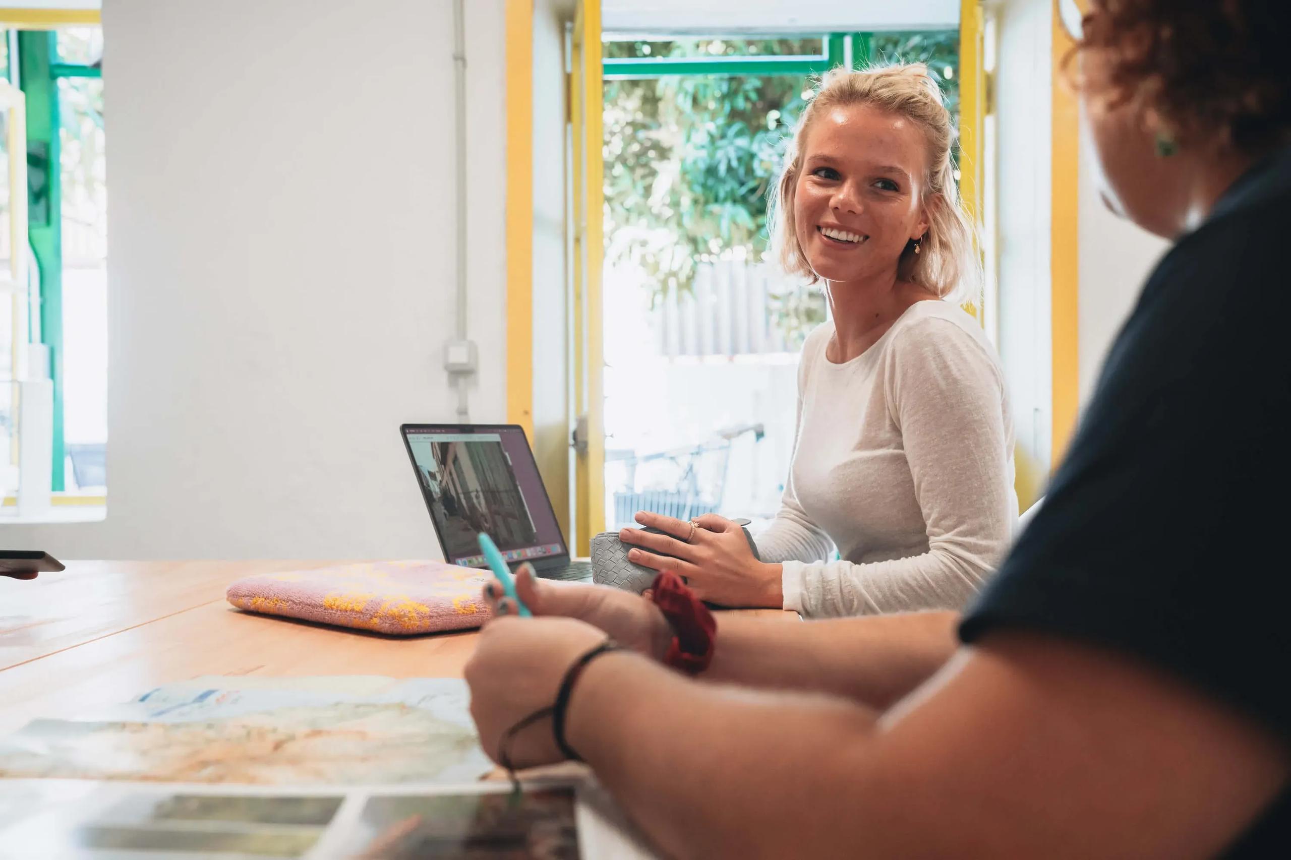 Digital nomads working remotely at Cactus La Gomera