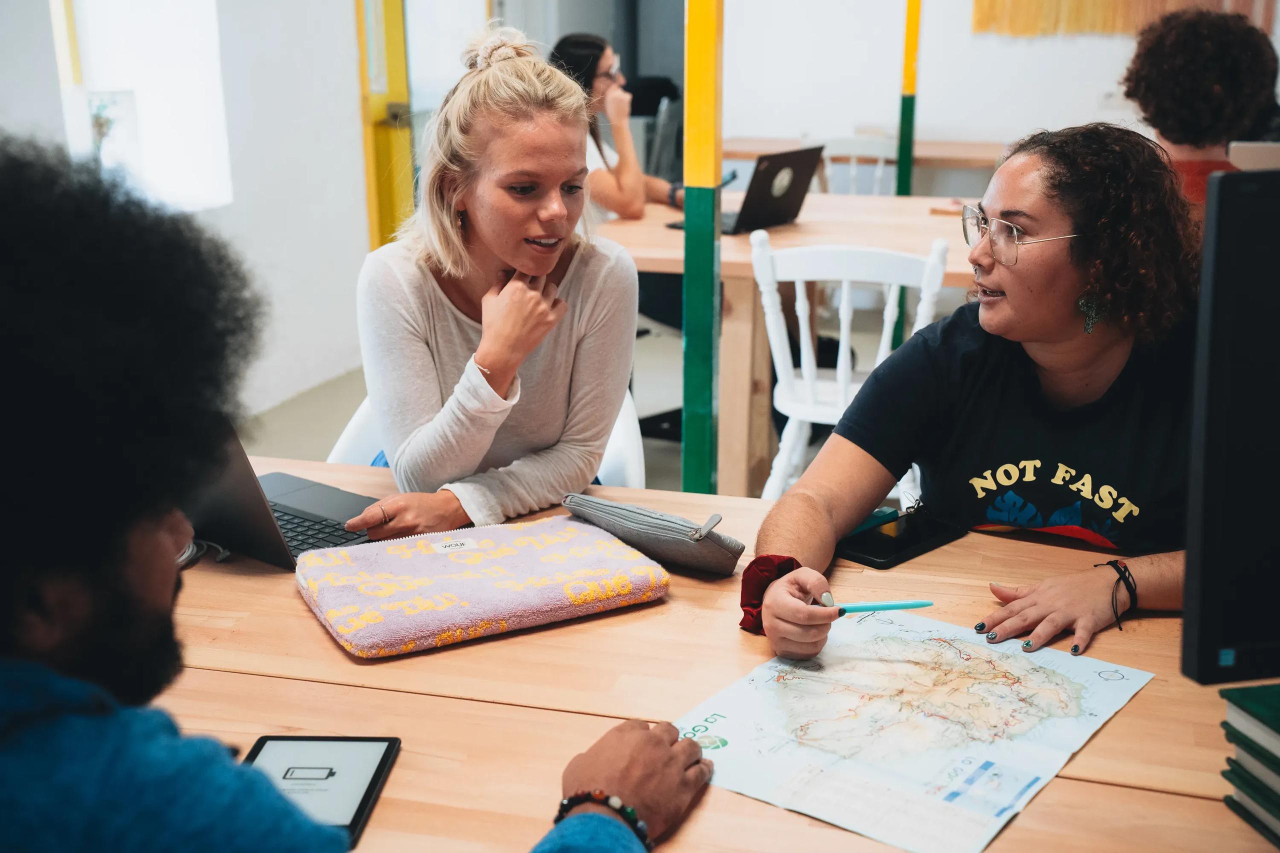 Colivers making plans together at Cactus La Gomera