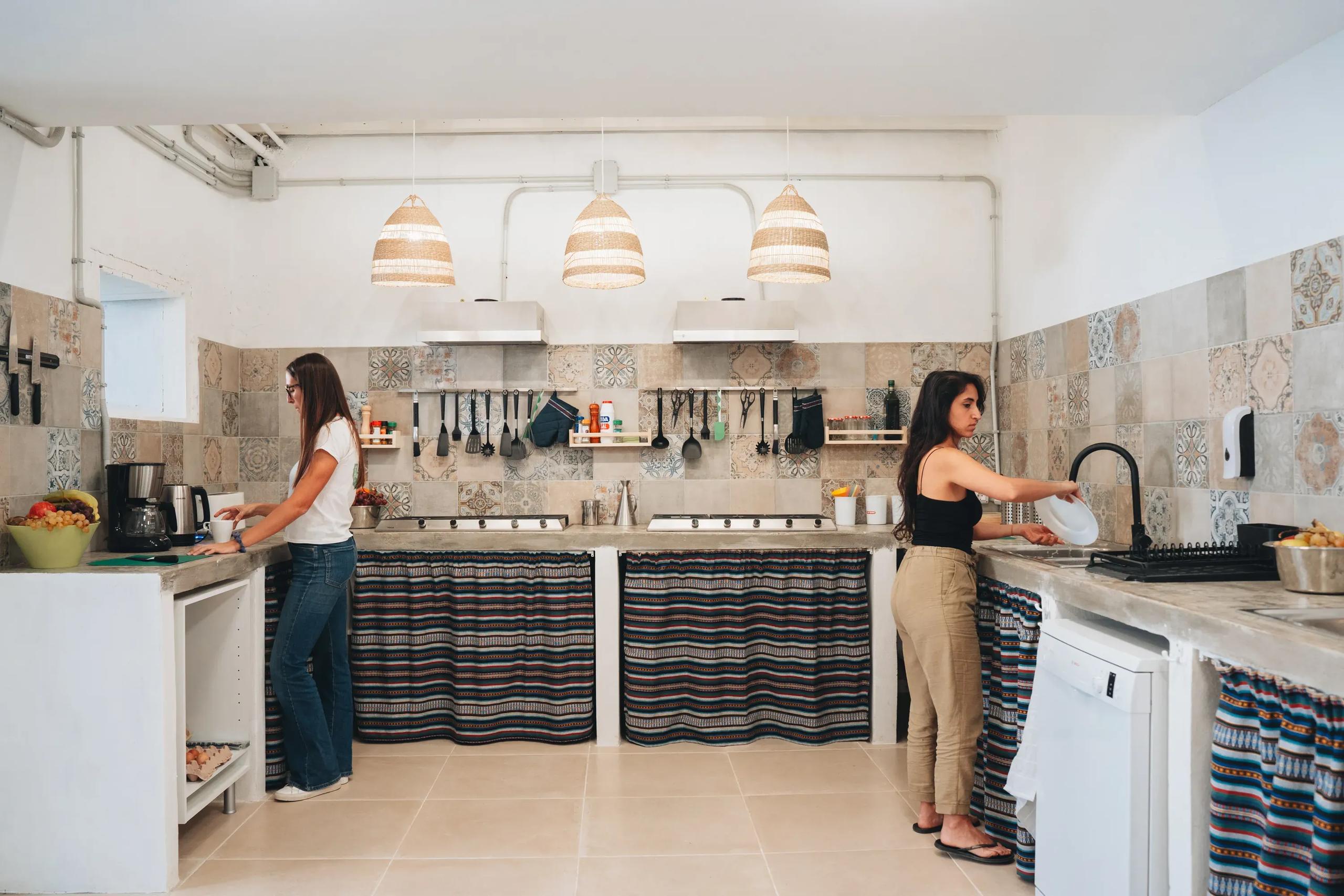 Shared Kitchen at Cactus Coliving La Gomera