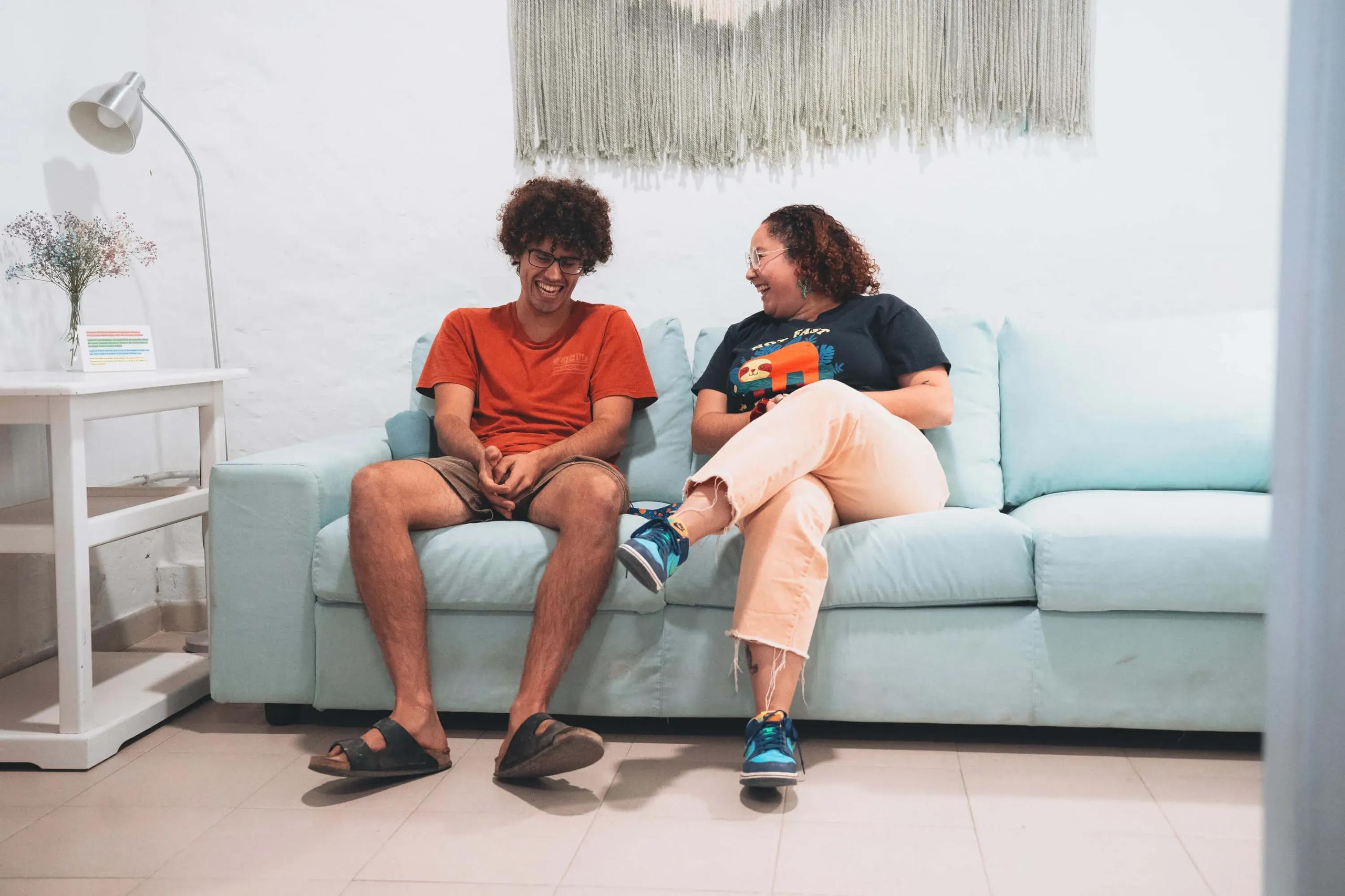 Living room at Cactus La Gomera