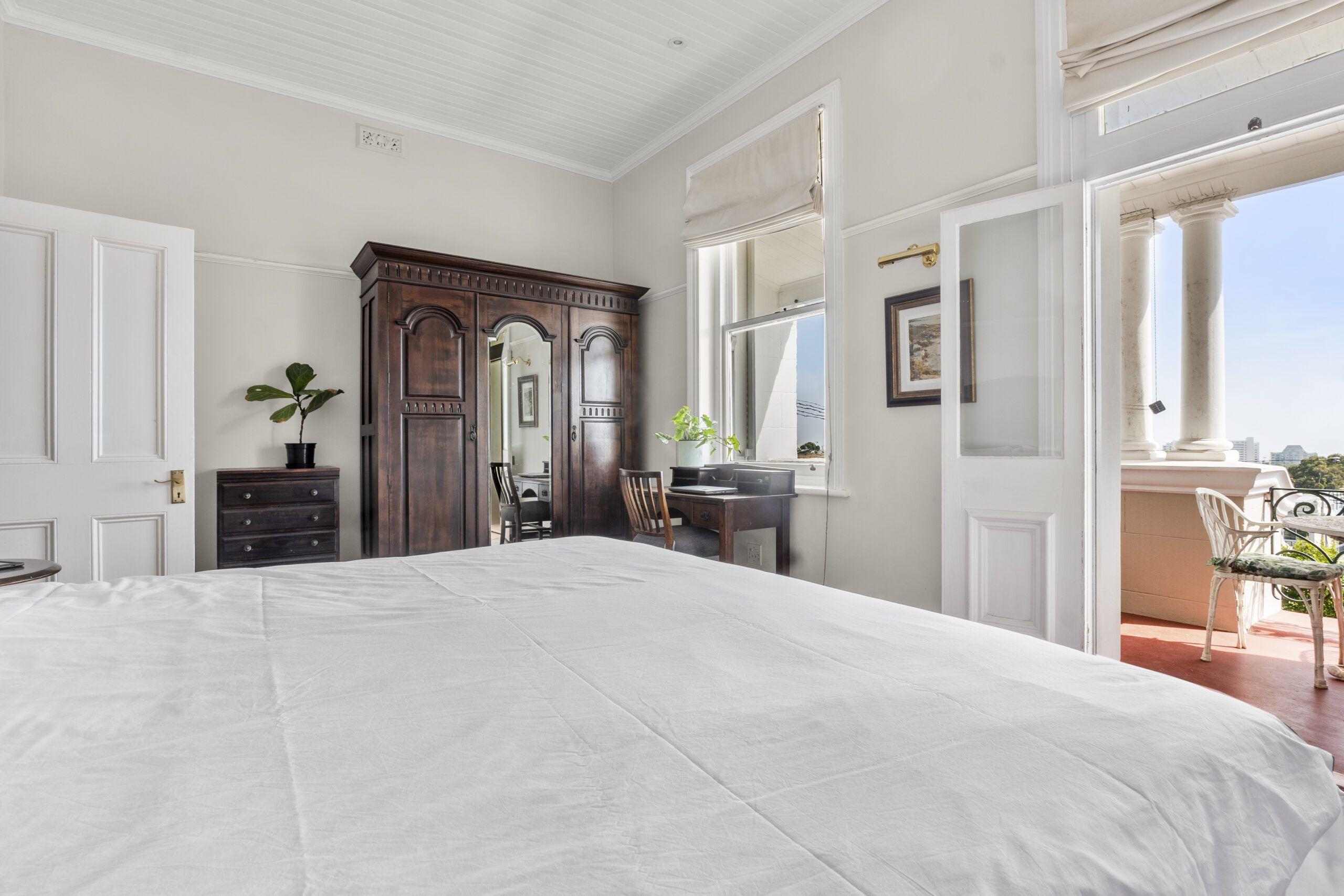 Reverse view of the Master Deluxe Suite bedroom