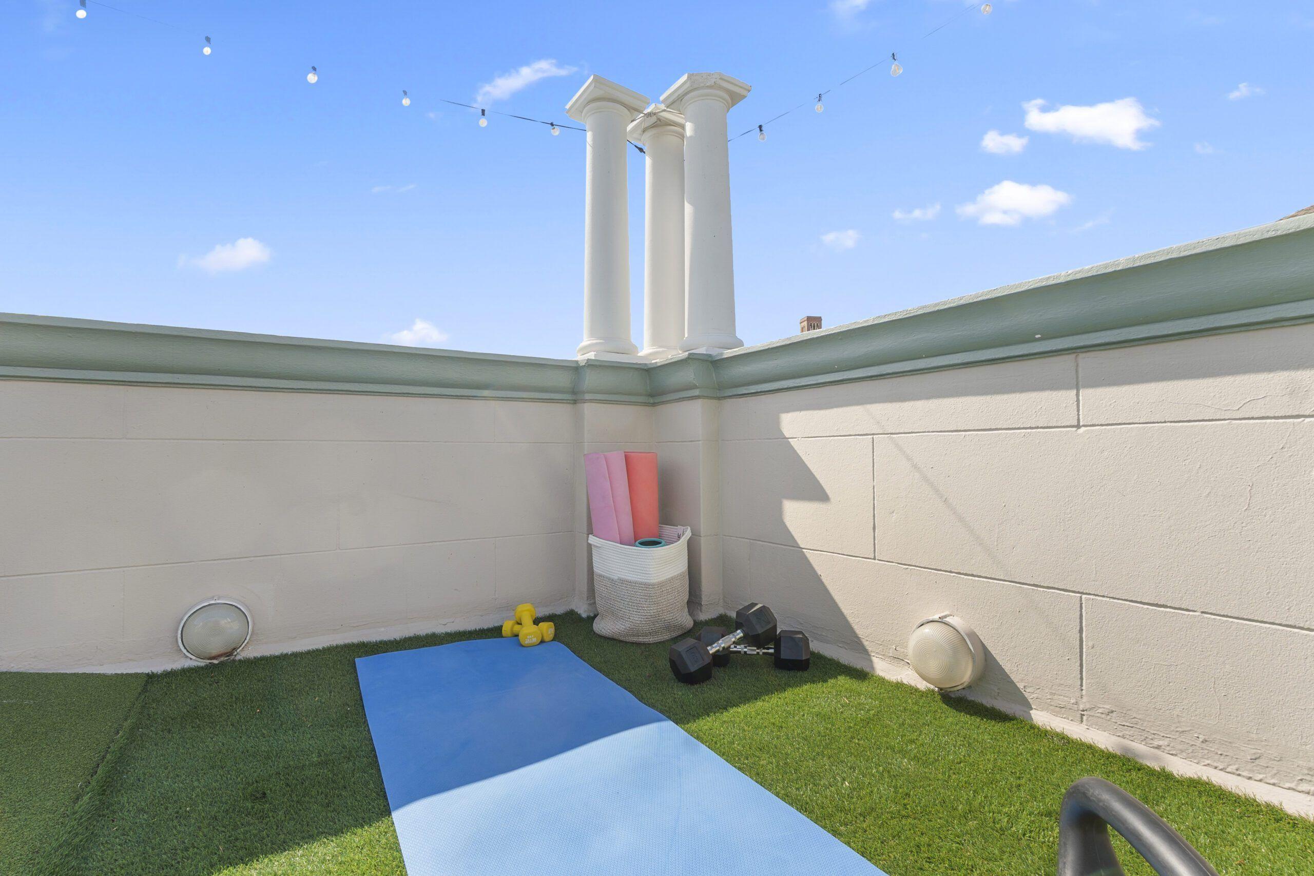Rooftop Gym Area