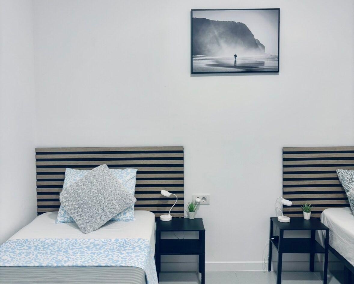 Twin shared room in Tenerife at Casa Capitán