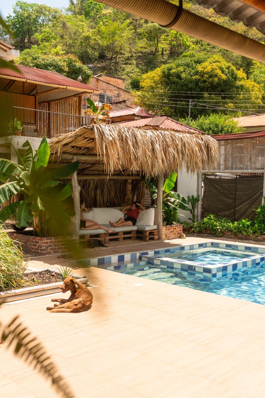 Coliving space with swimming pool in Colombia