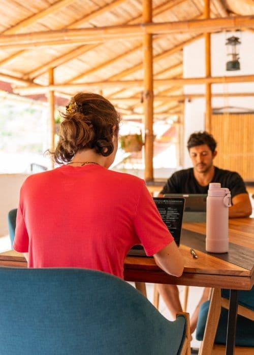 Flexible coworking workspace with Starlink internet at Casa Kandamy