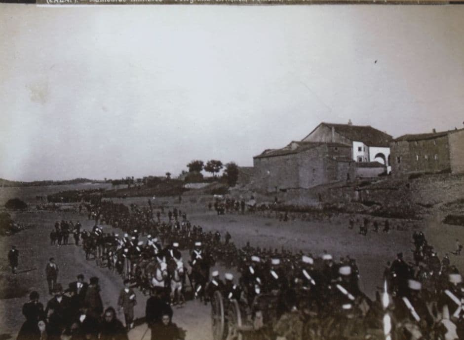 Historic stone architecture and surroundings of the La Fortesa village area