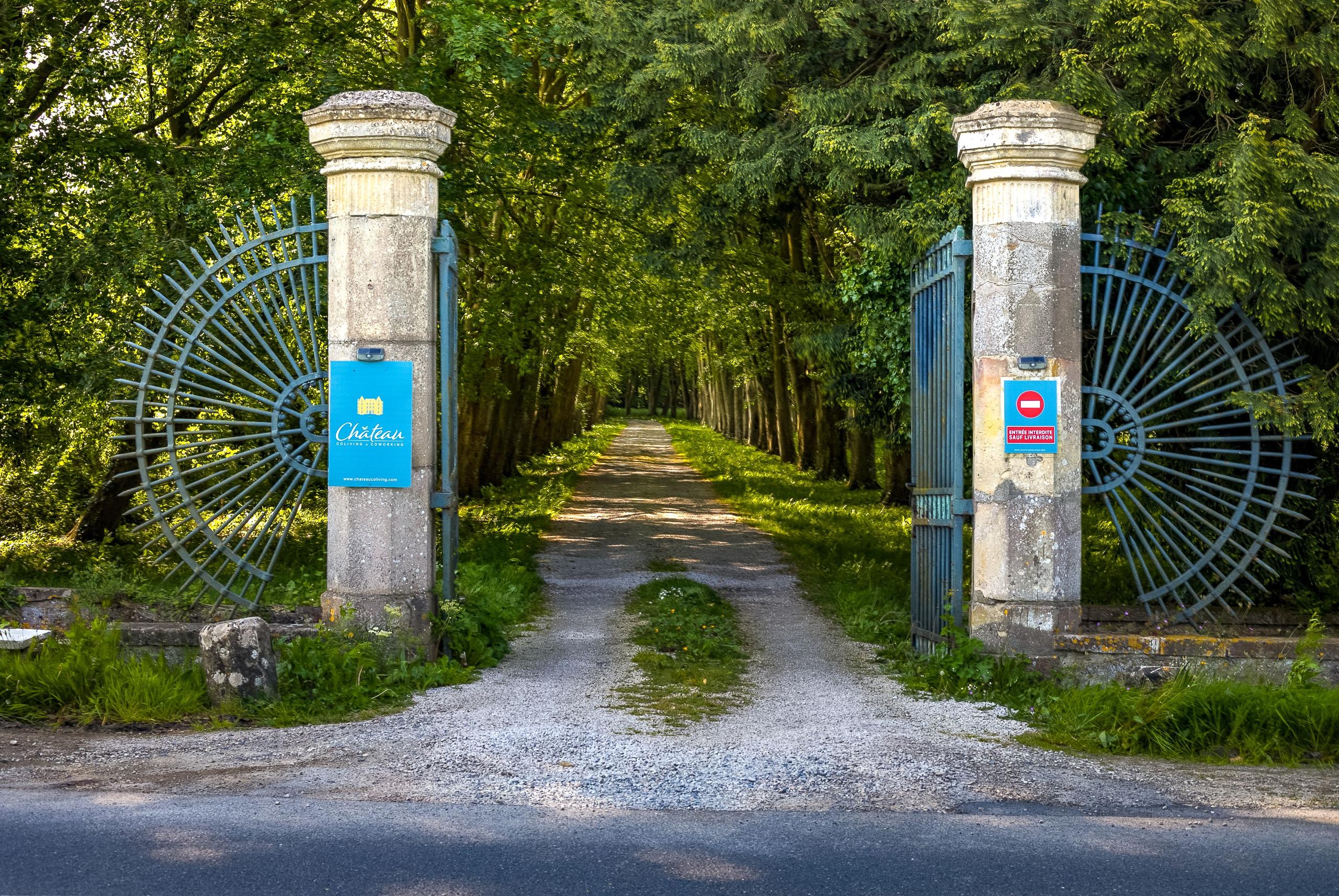 Front entrance of the château