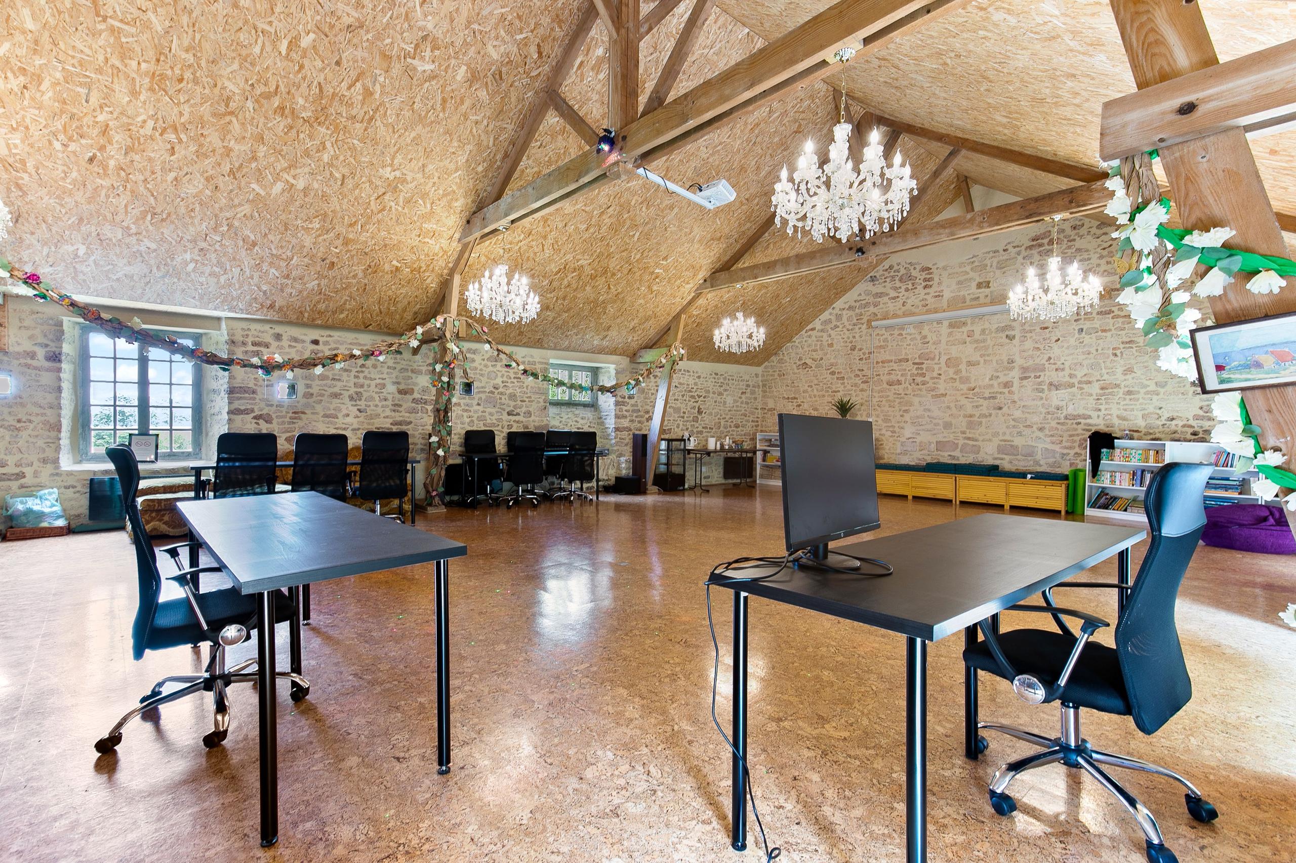 Workspace in the manor house