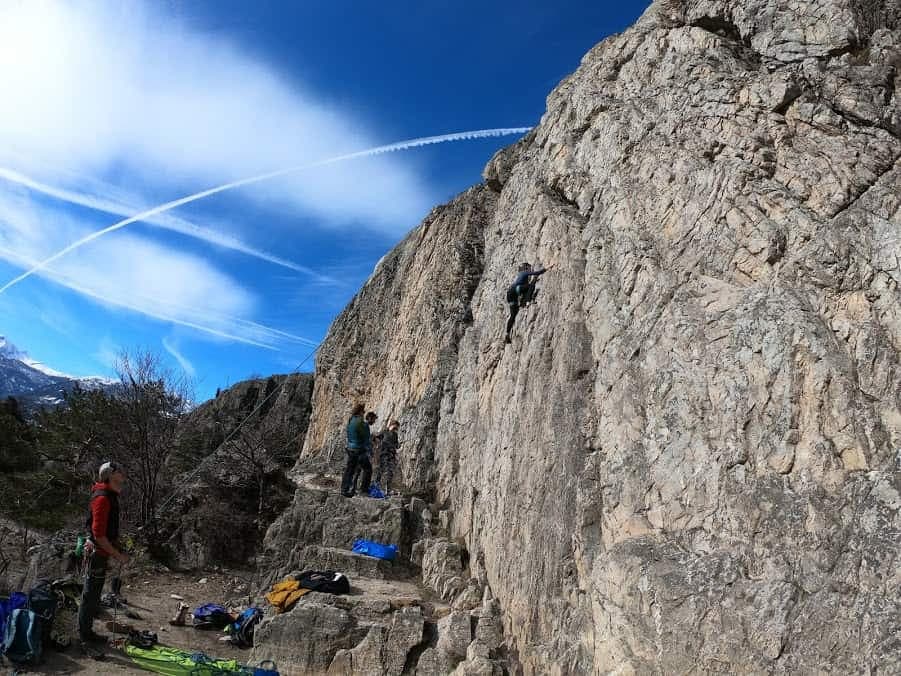 Rocher Baron climbing site