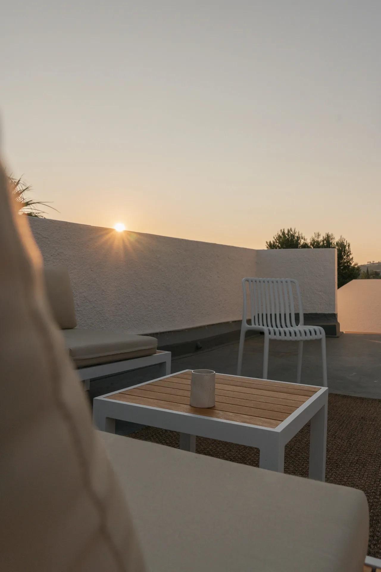Coliving & Coworking Denia Rooftop terrace Sunrise