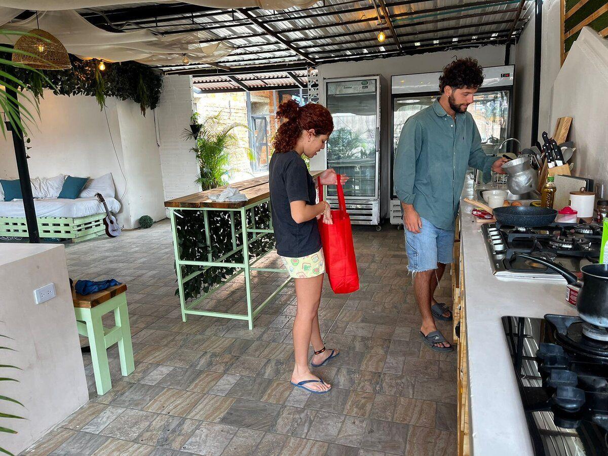 Well-equipped kitchen with appliances