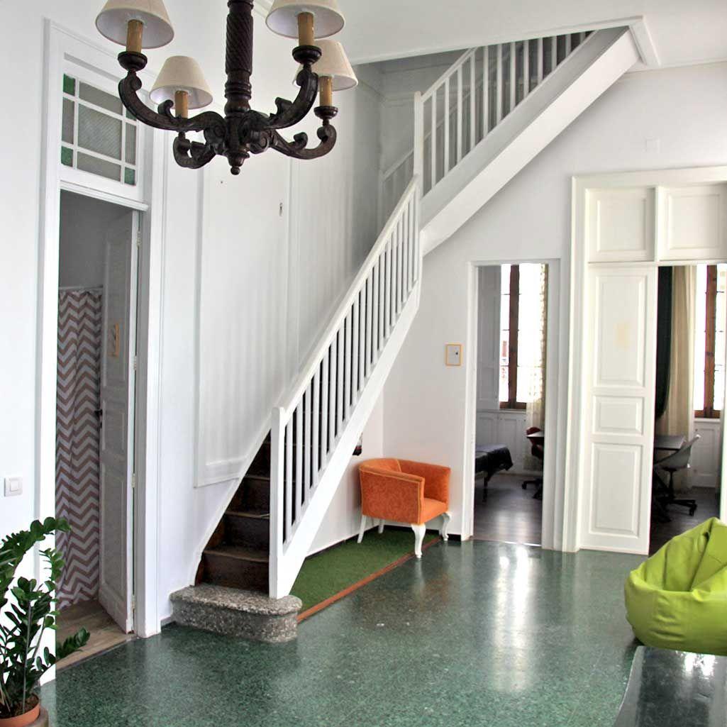 Indoor social living room at Coliving 1907