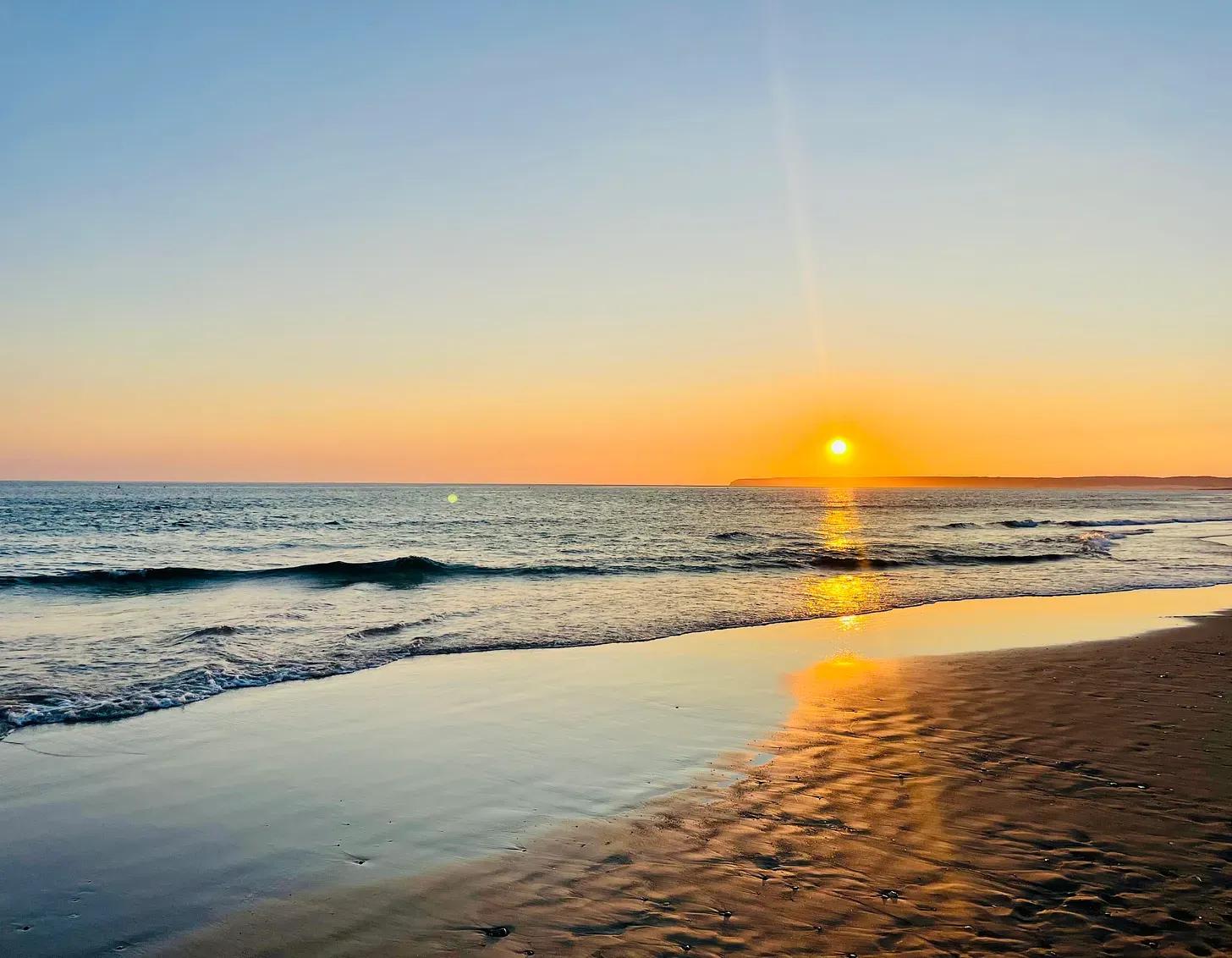 Sunset on the Costa de la Luz