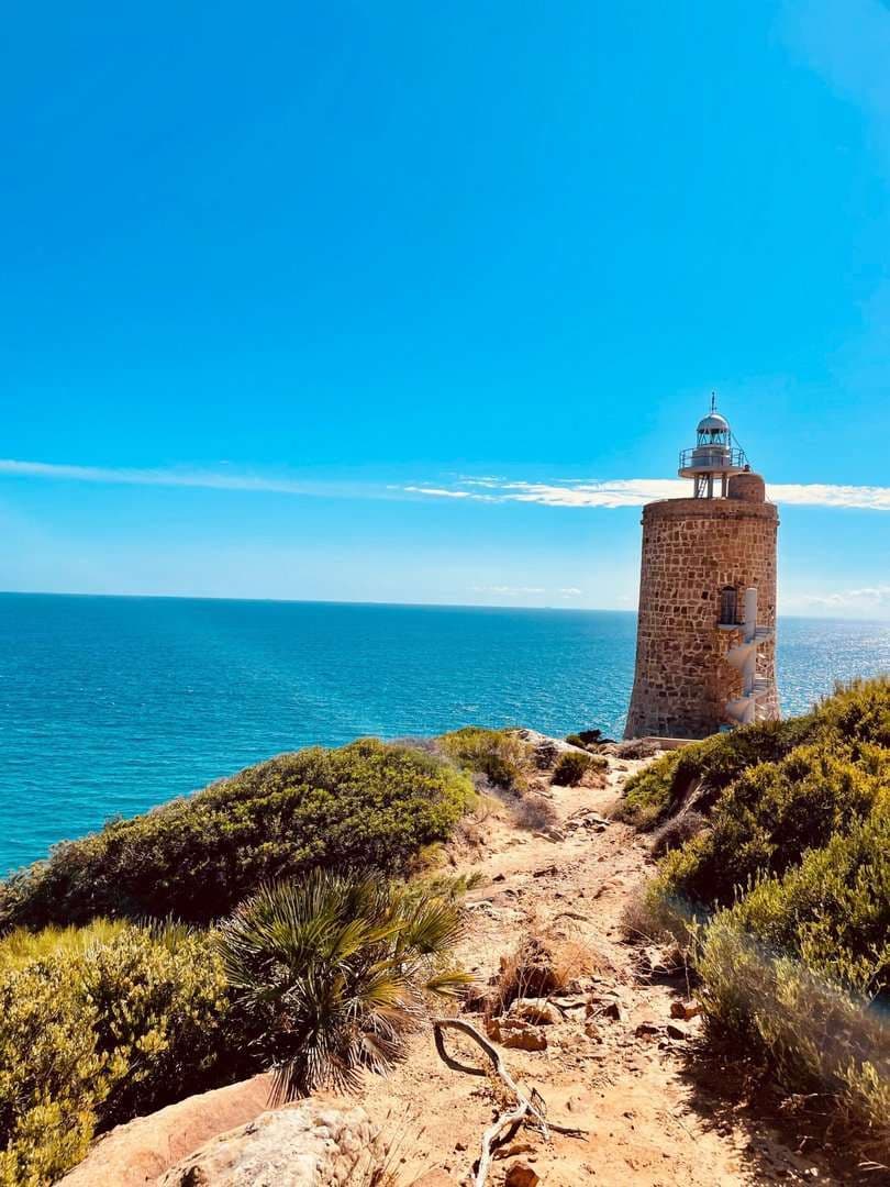 Lighthouse at Bolonia, Spain near Finca la Palmera eco-living