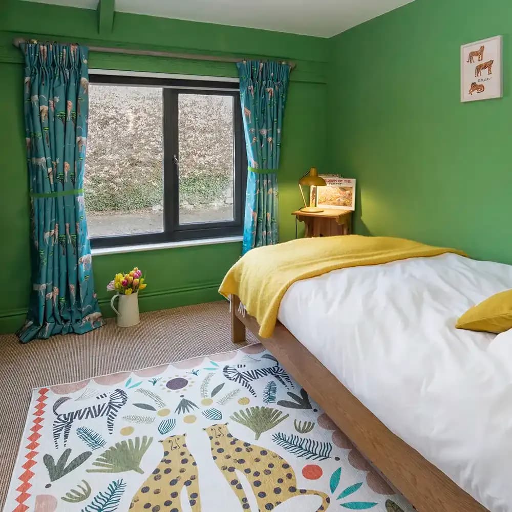 Single bedroom in a self-contained cottage