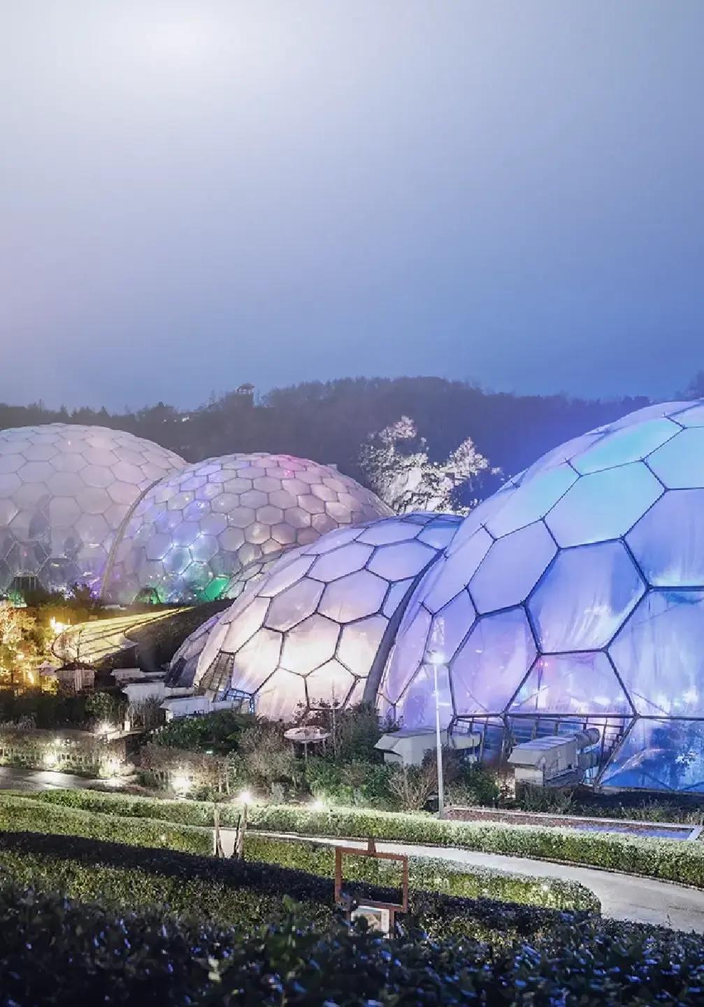 Eden Project botanical garden, 15 minutes drive from Froomies