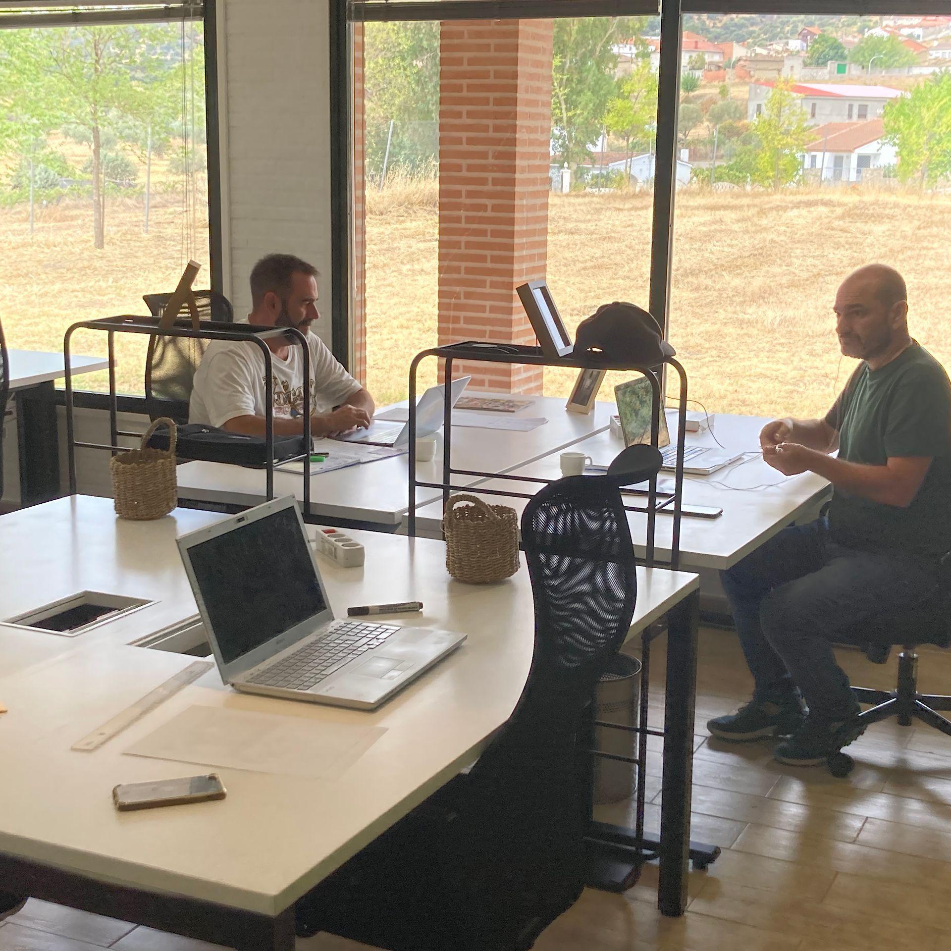 Coworking desks at Hamlet's Friends