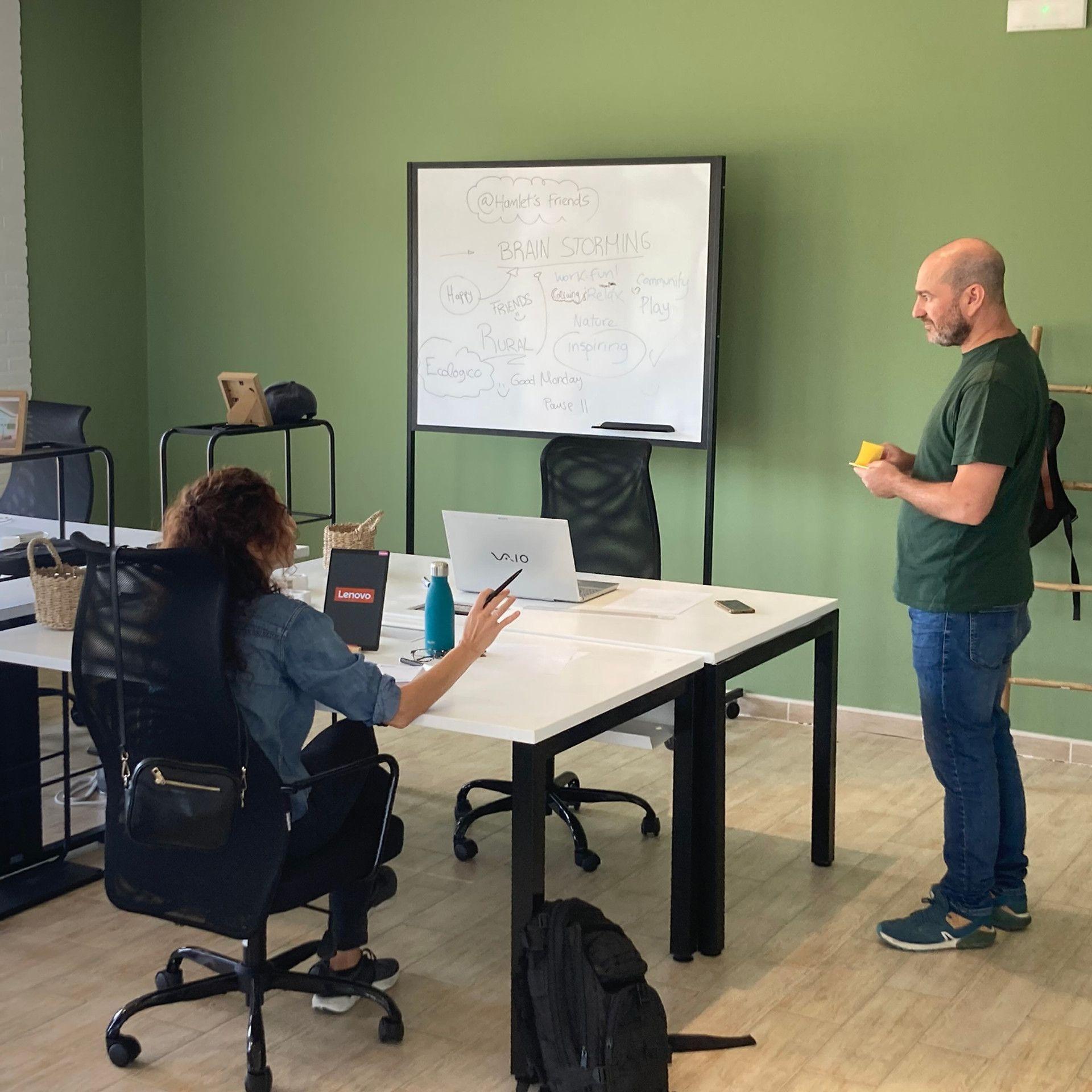 Image from the founding story of Hamlet's Friends in Nuño Gómez