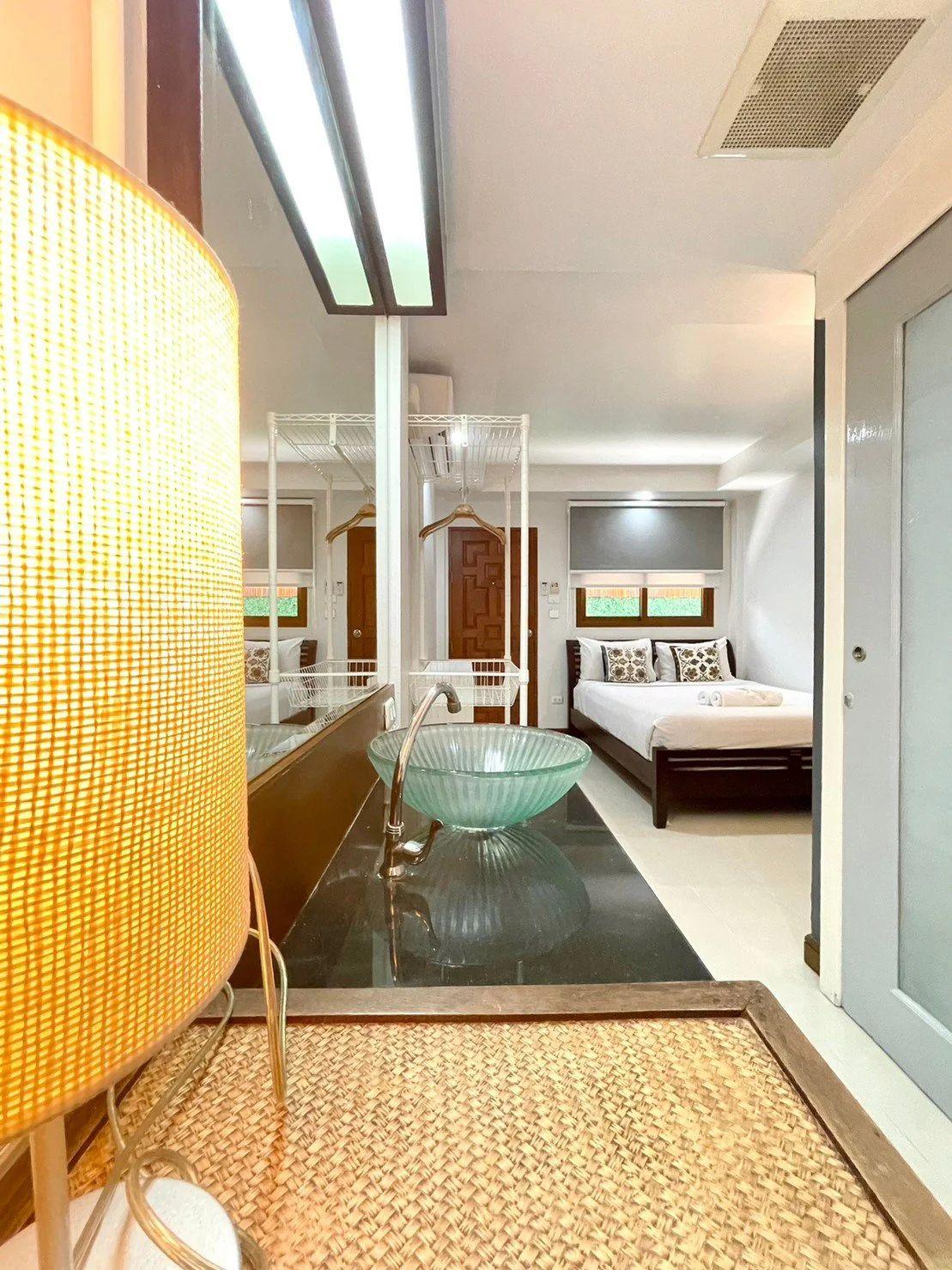 Modern room interior view