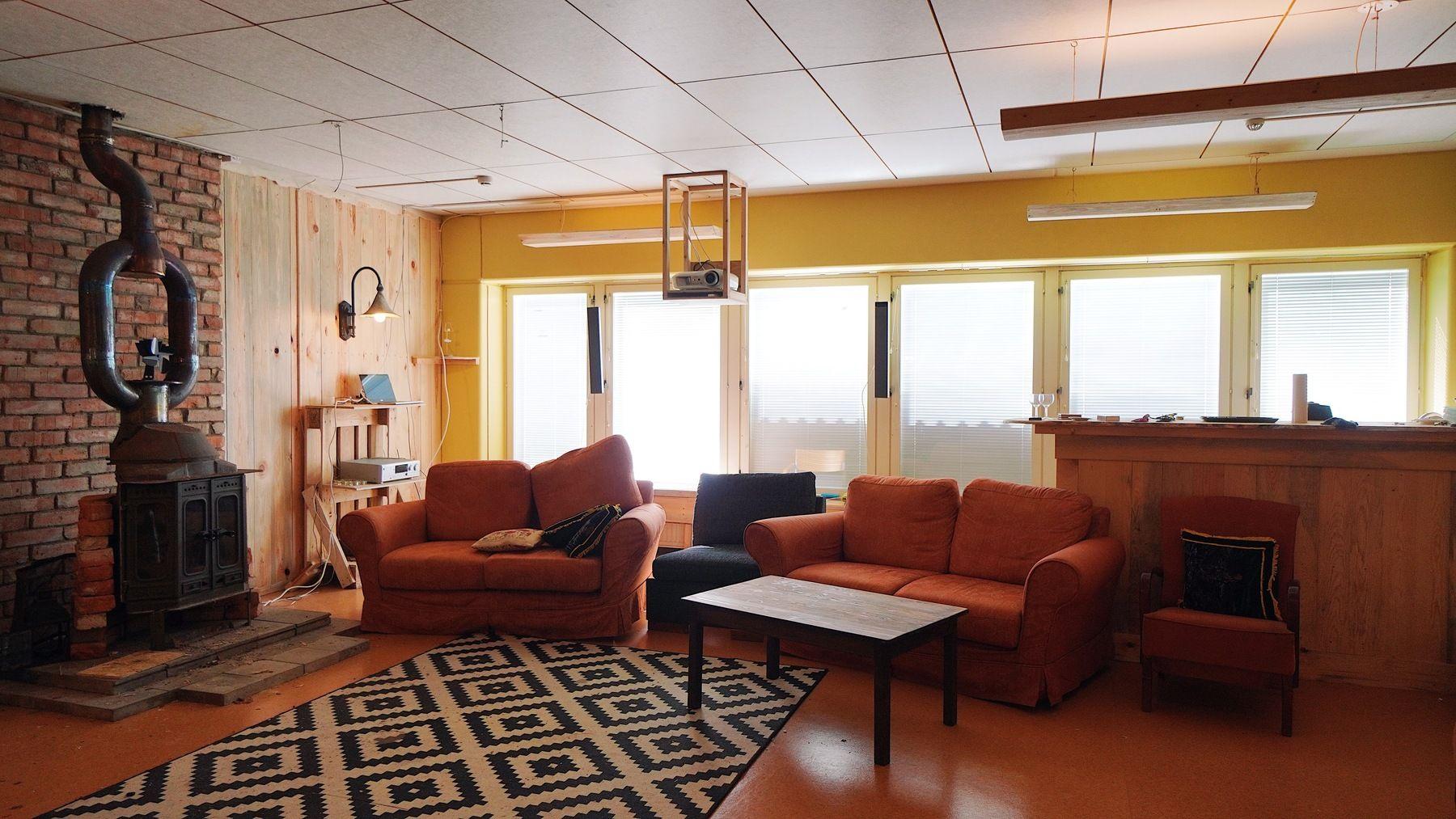 Home cinema movie room at Hub Feenix