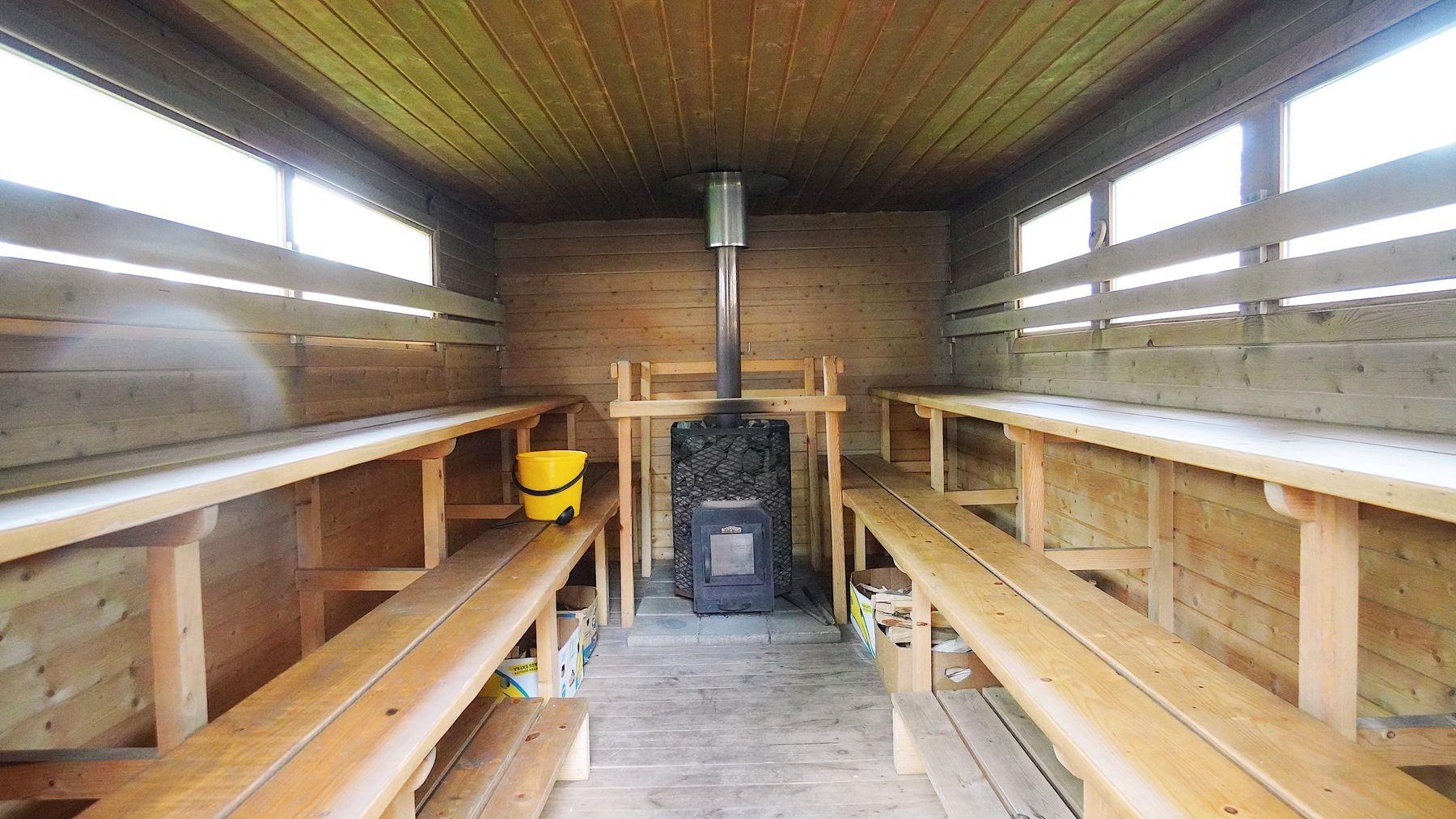 Sauna heated weekly on Wednesdays at Hub Feenix