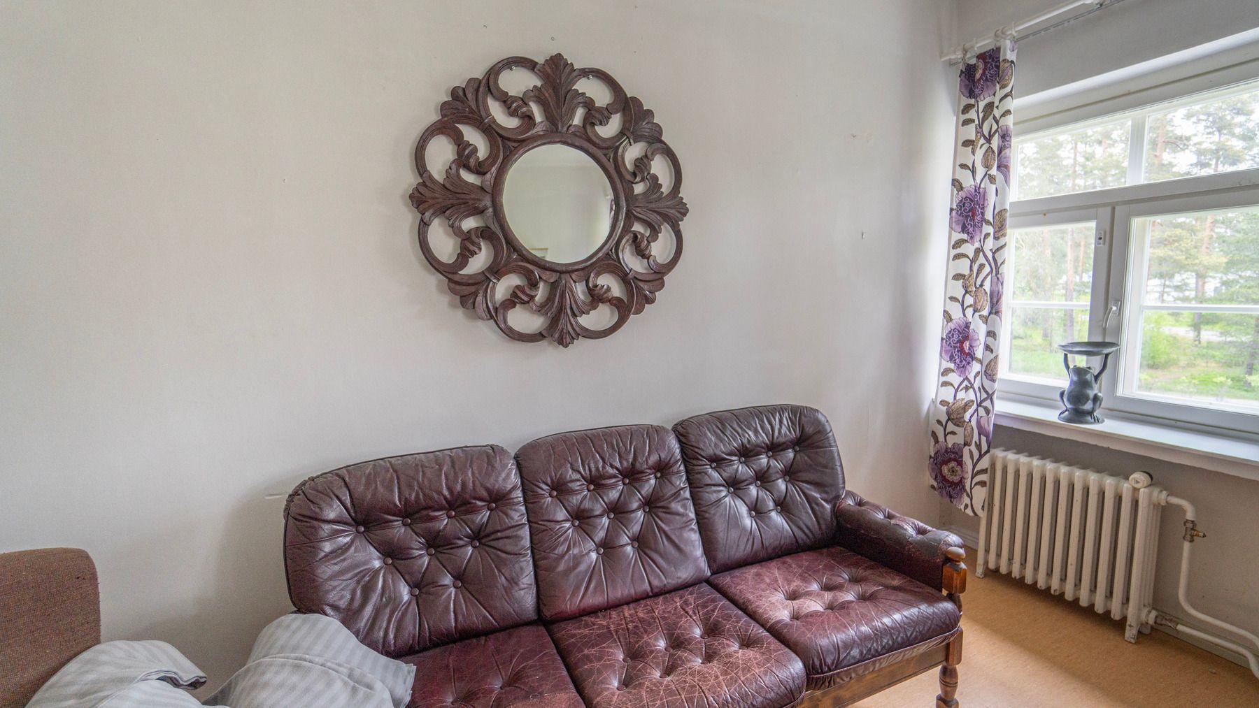 Side view of the living room lounge in the Digital Nomad Wing