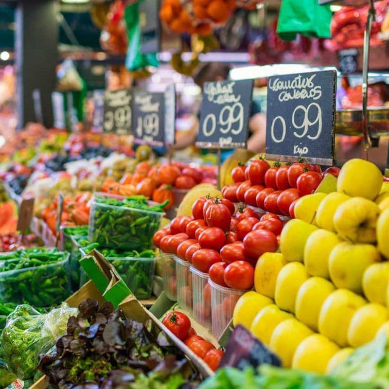 Ecological market in the Montseny Valley area