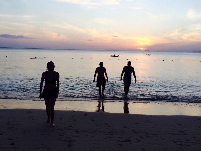 Koh Lanta lifestyle sunset view