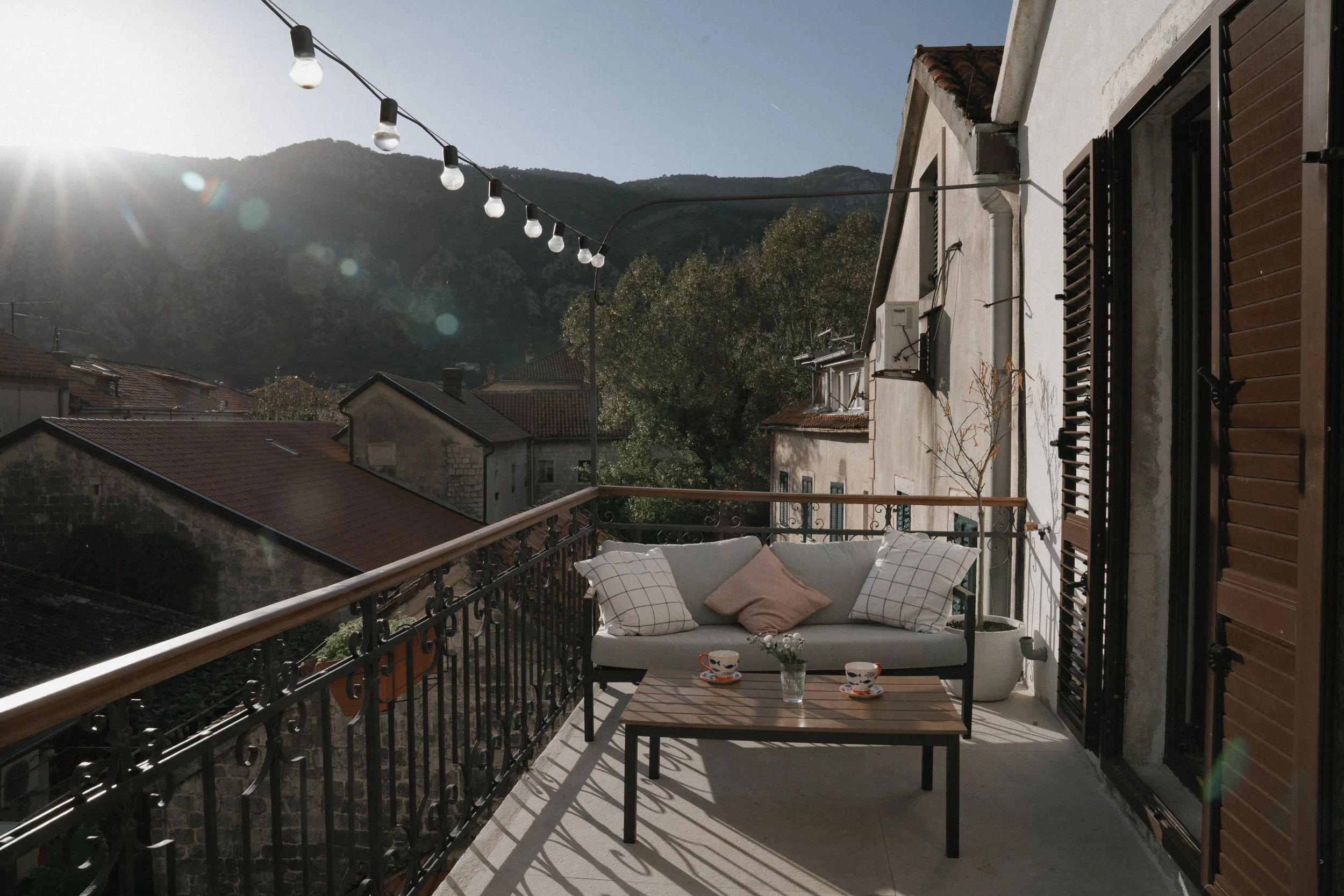 Standard room building terrace, described as probably the most beautiful terrace in the Old town