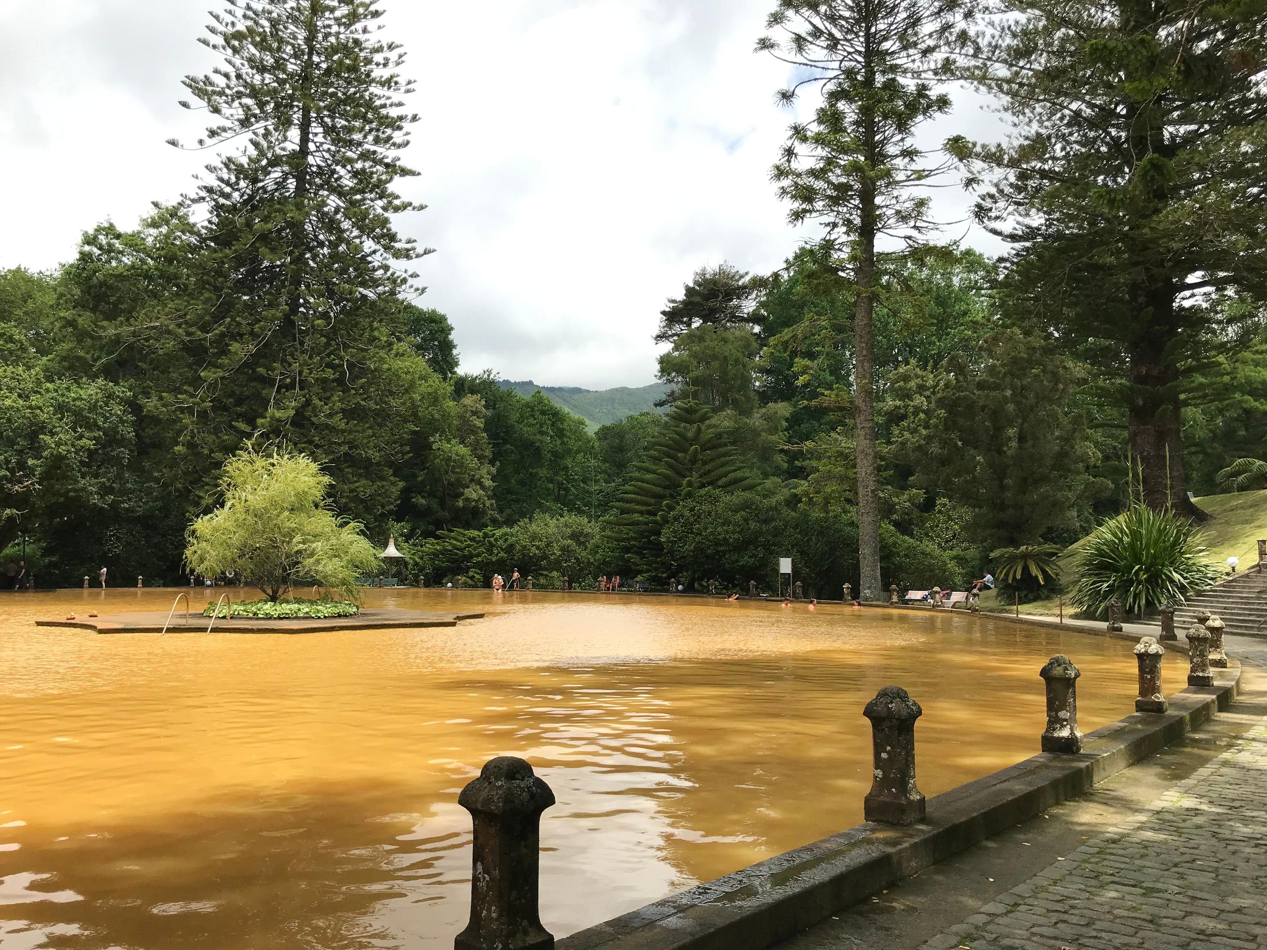 Hot Spring in Sao Miguel Azores