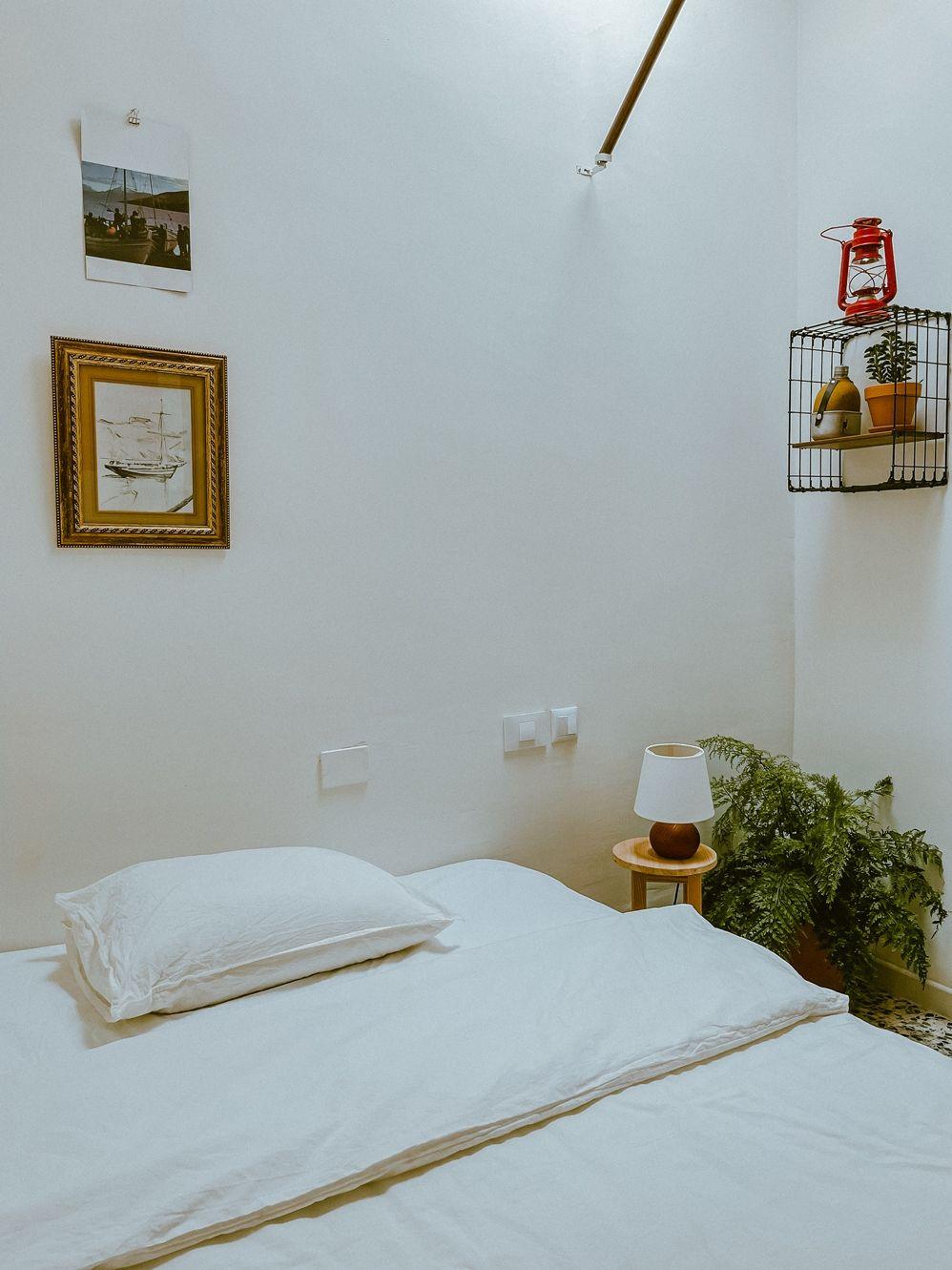 Single skylight room inspired by the ocean and the animals that call it home.