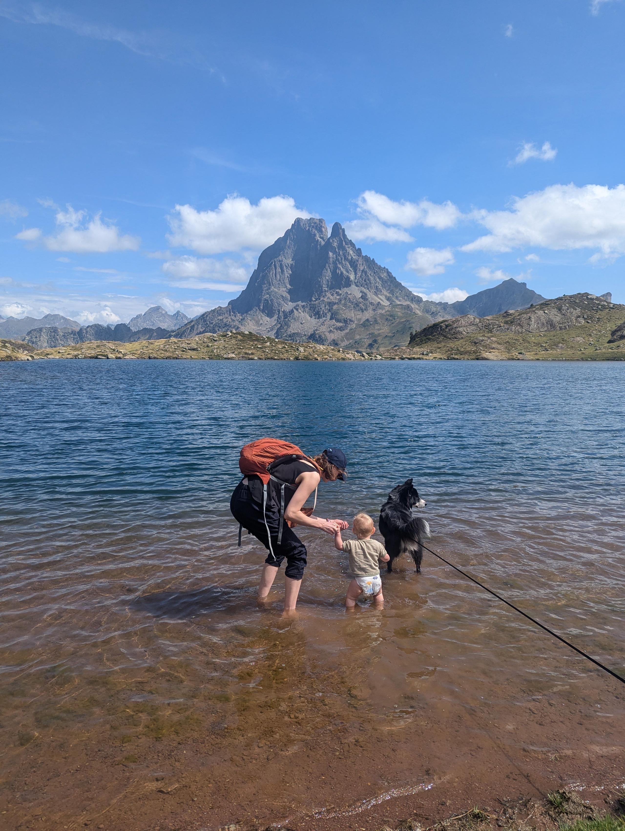 Daily swims in the river