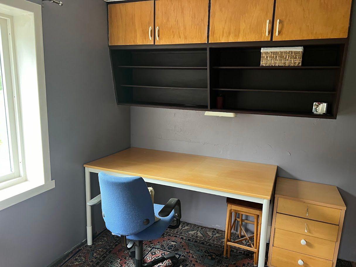 Pastel Blue Room wide view