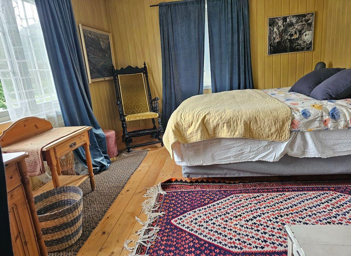 Yellow Room interior with bed