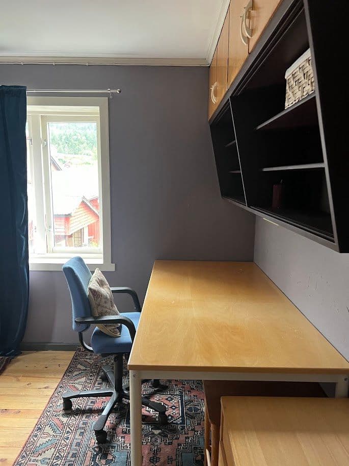 Pastel Blue Room interior detail