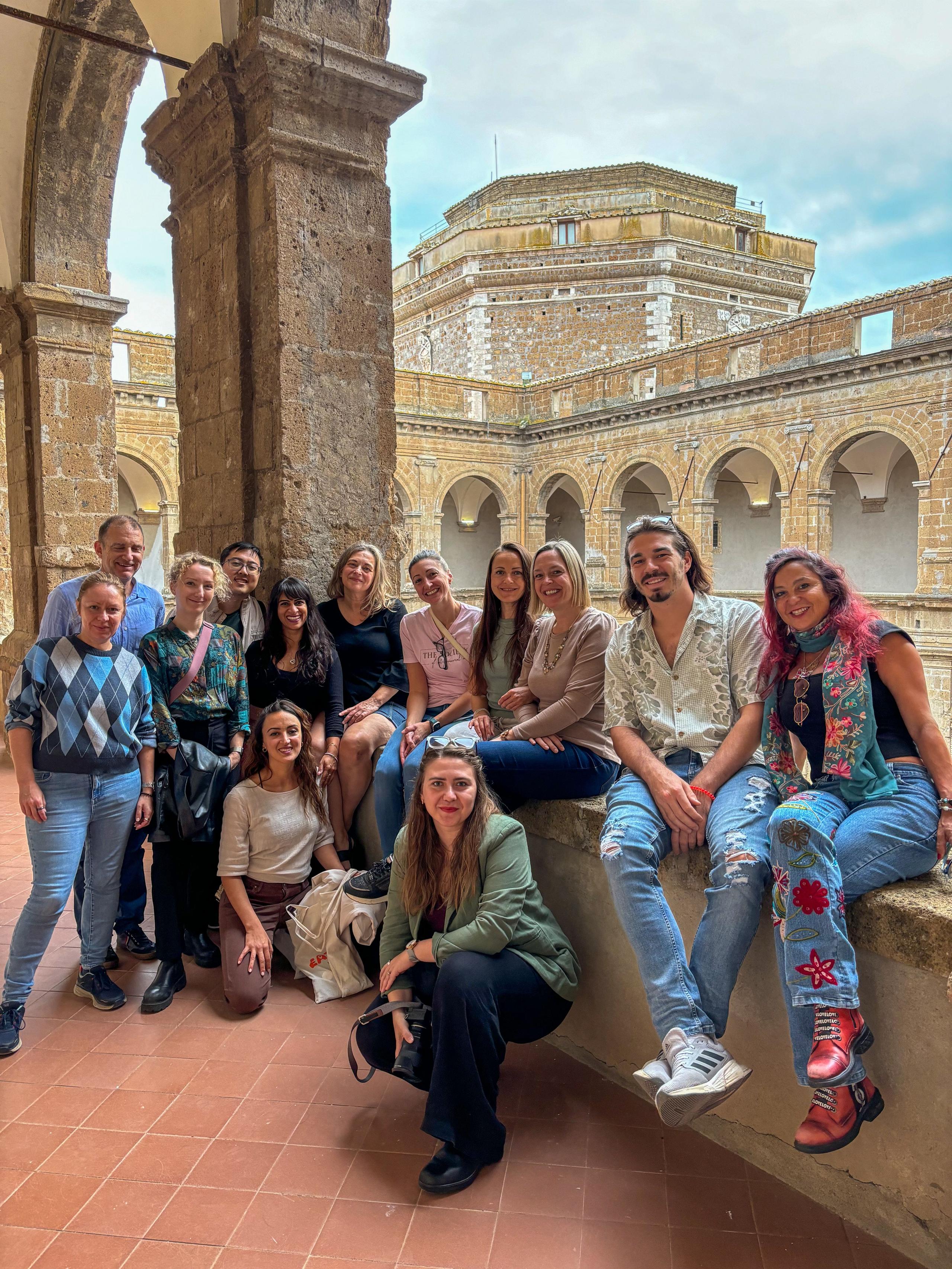 Ancient monuments in Civita Castellana accessible by 25 minute car from coliving Italy for weekend cultural trip