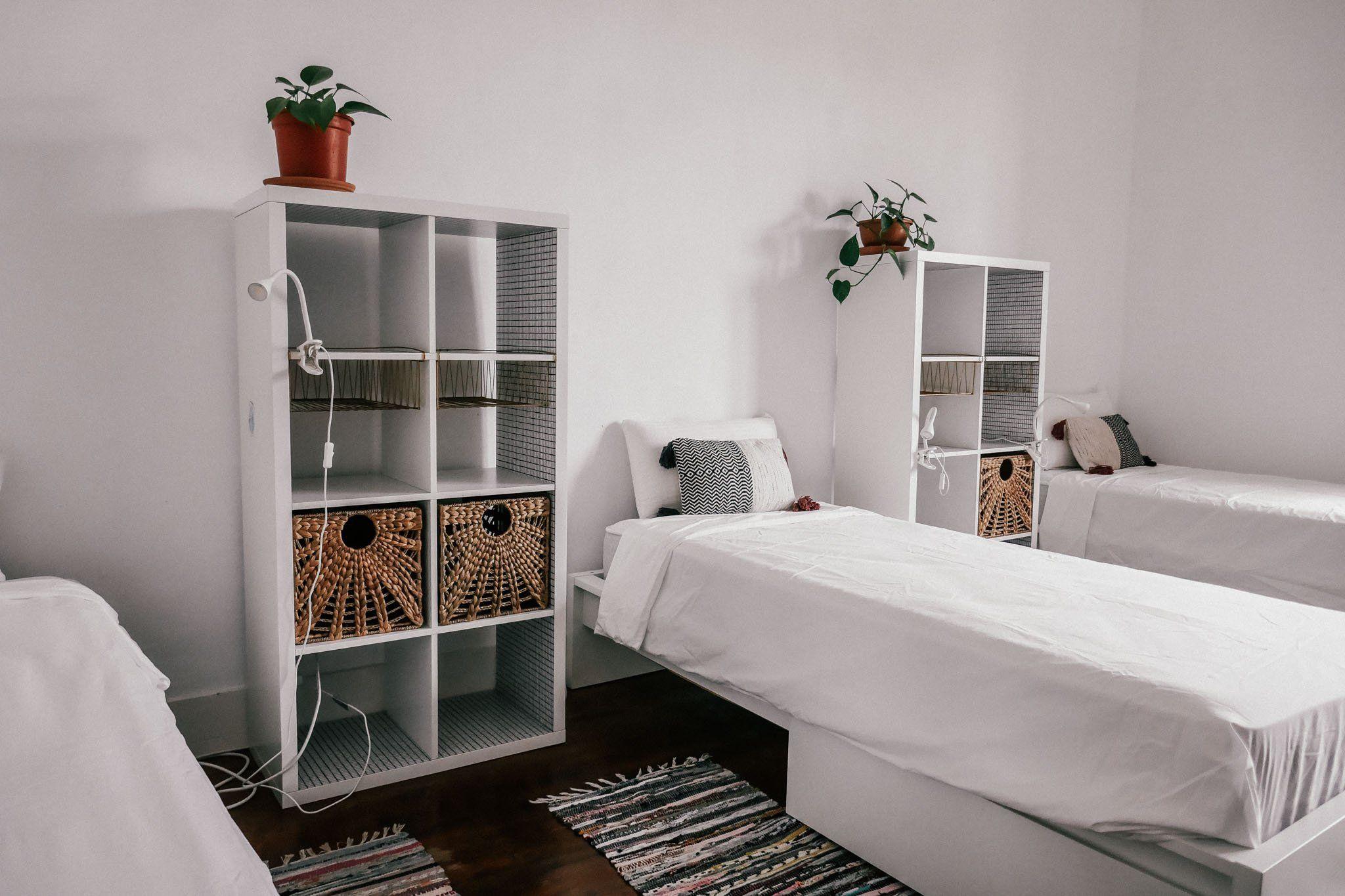 The 3-bed dorm room at Nine Coliving.