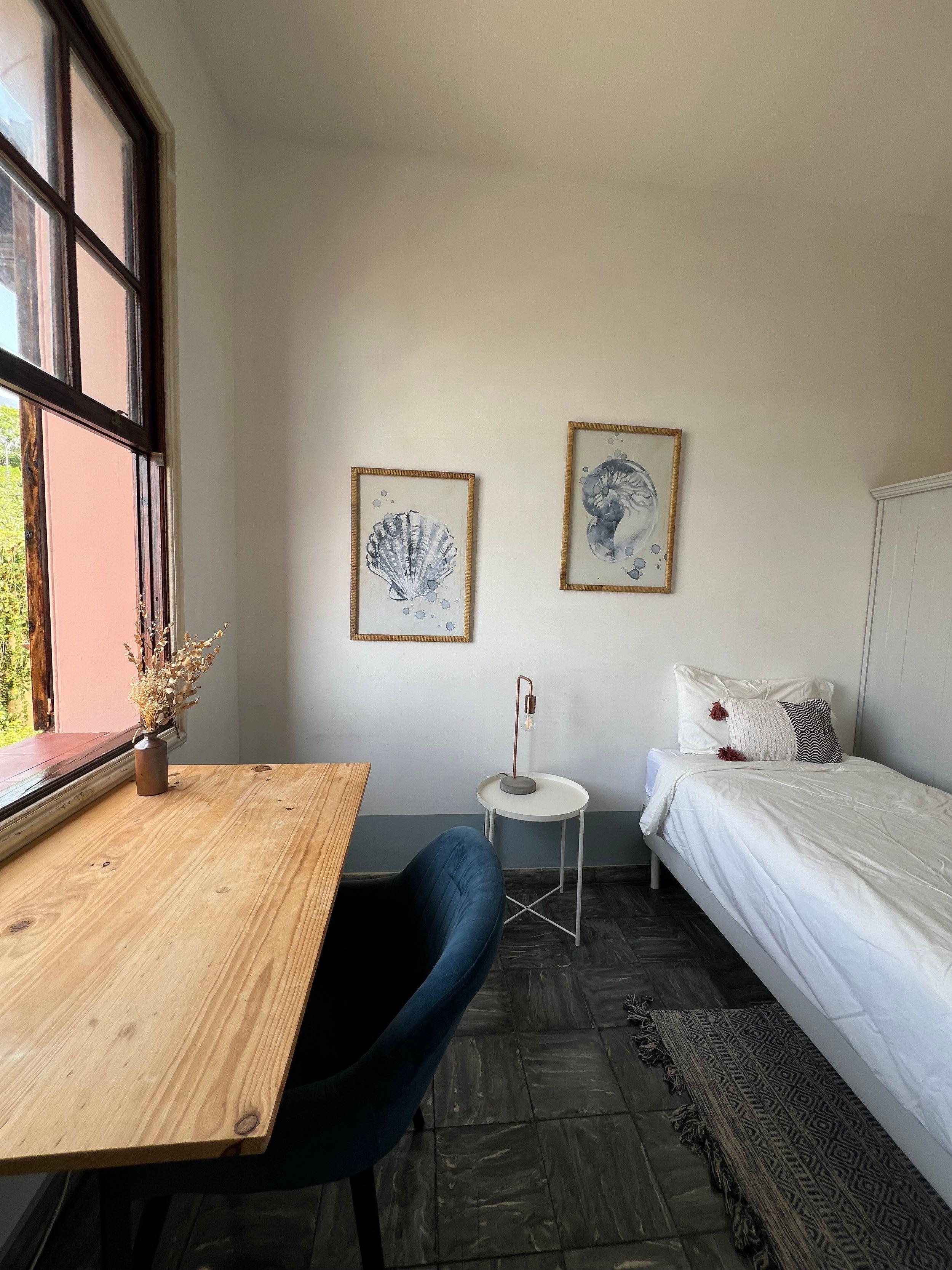 Detail view of the single bedroom at Nine Coliving.