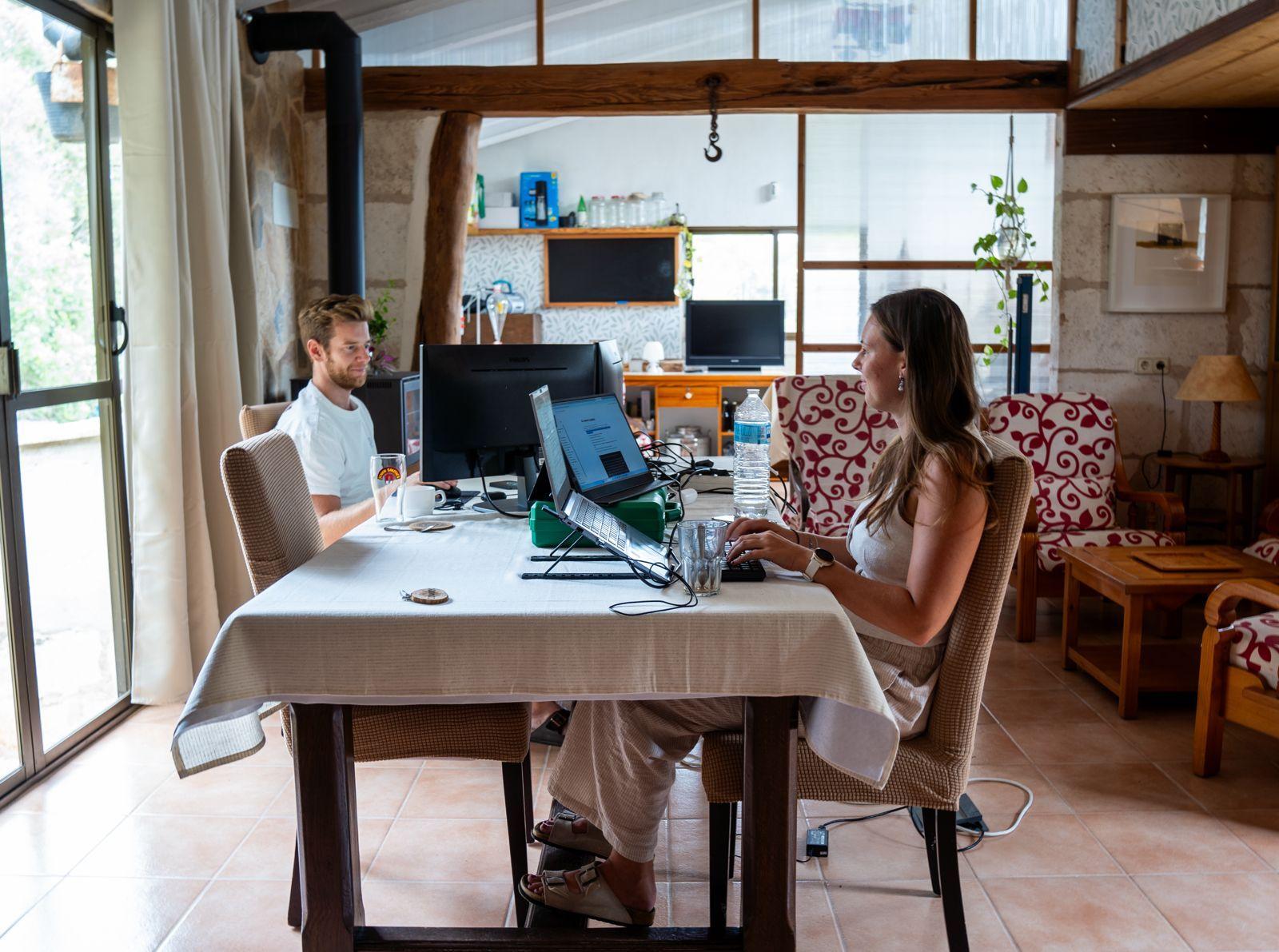 Cowork next door — the dedicated coworking house next to the coliving