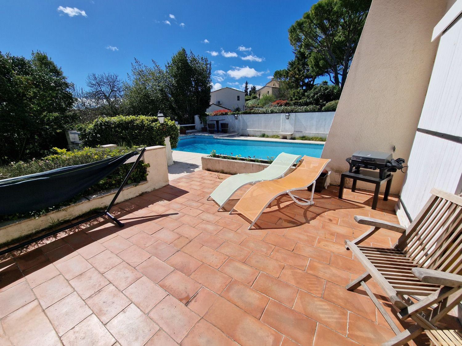 Villa Garden and Pool Area