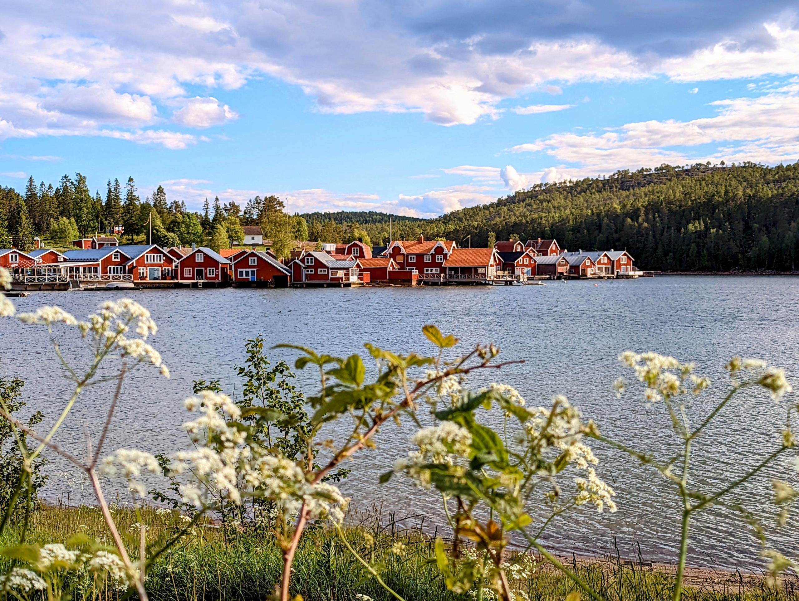 Scenic view of Norrfällsviken in the Höga Kusten region