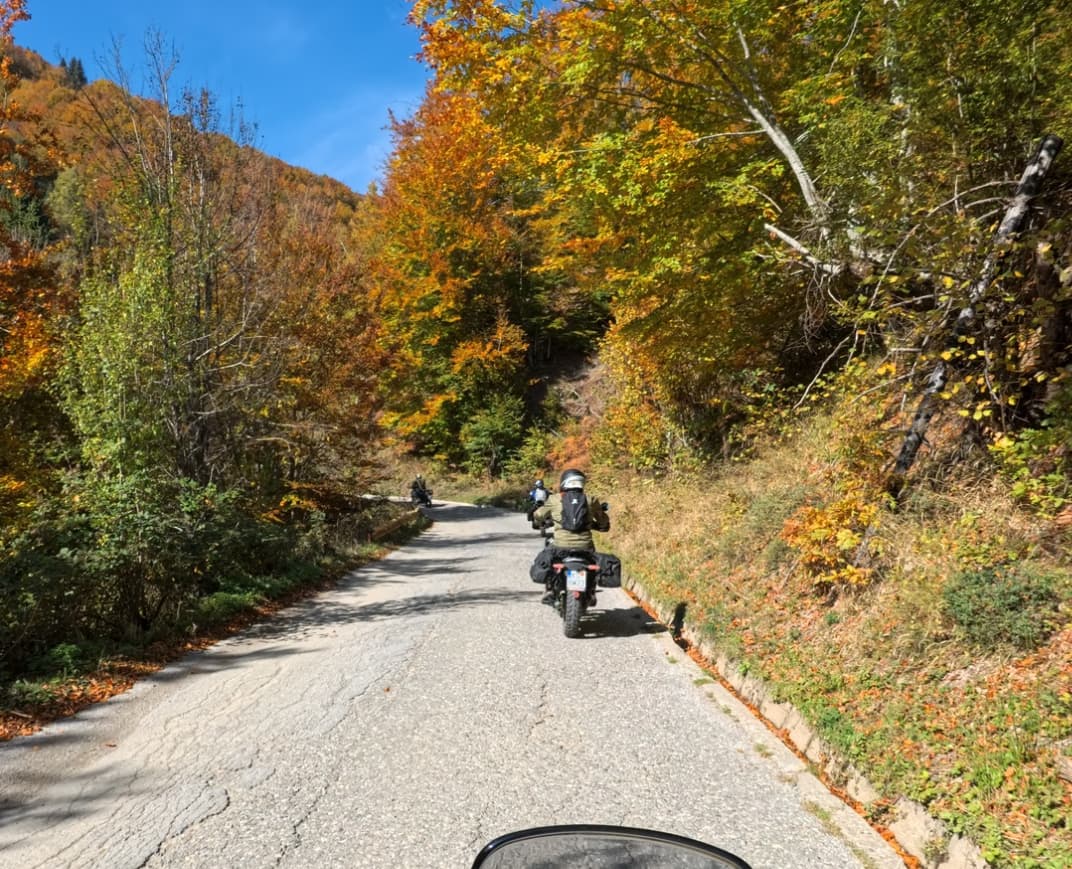 Motorcycle Adventure Scene