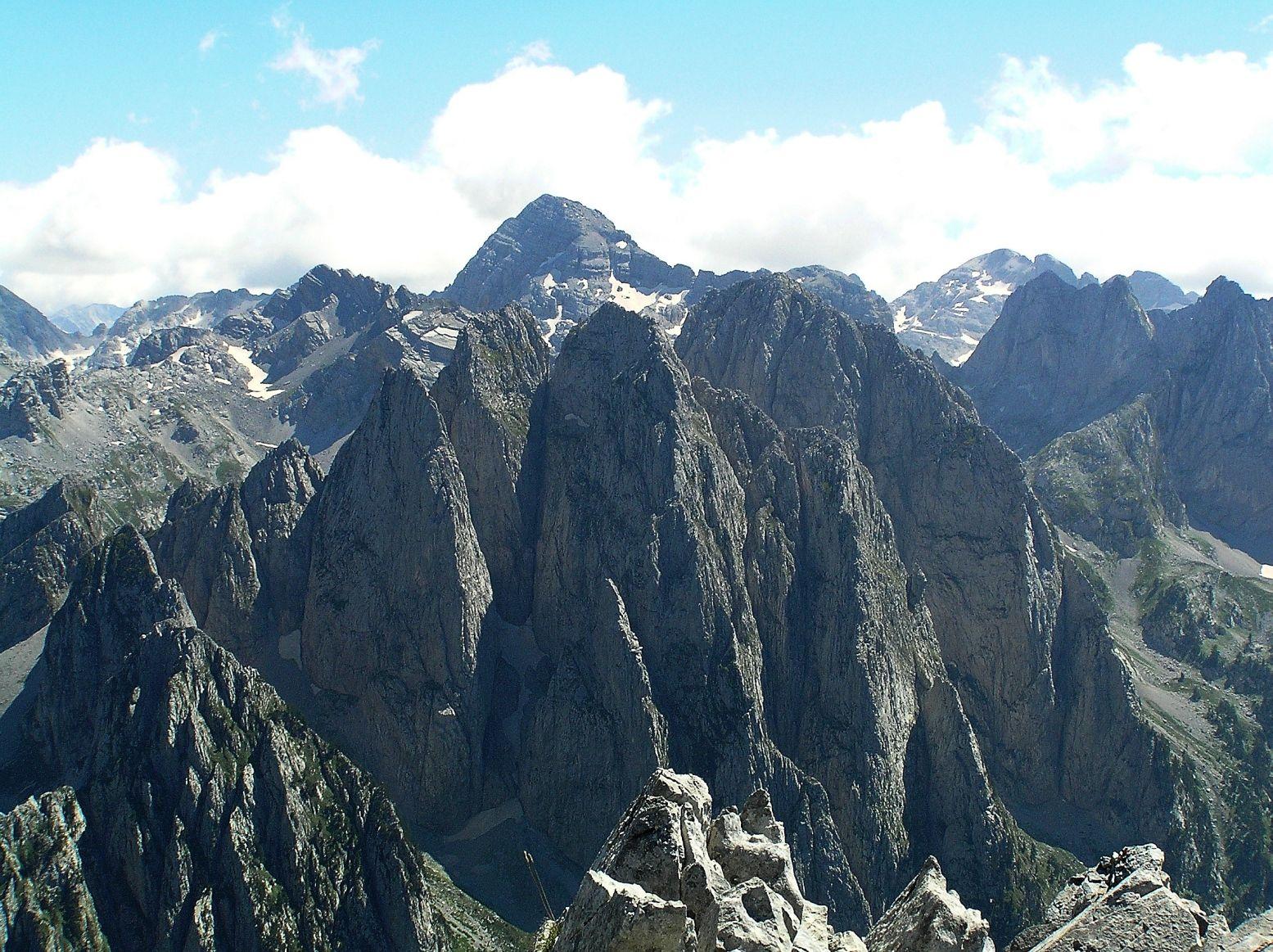 Mountain landscape in Prokletije National Park
