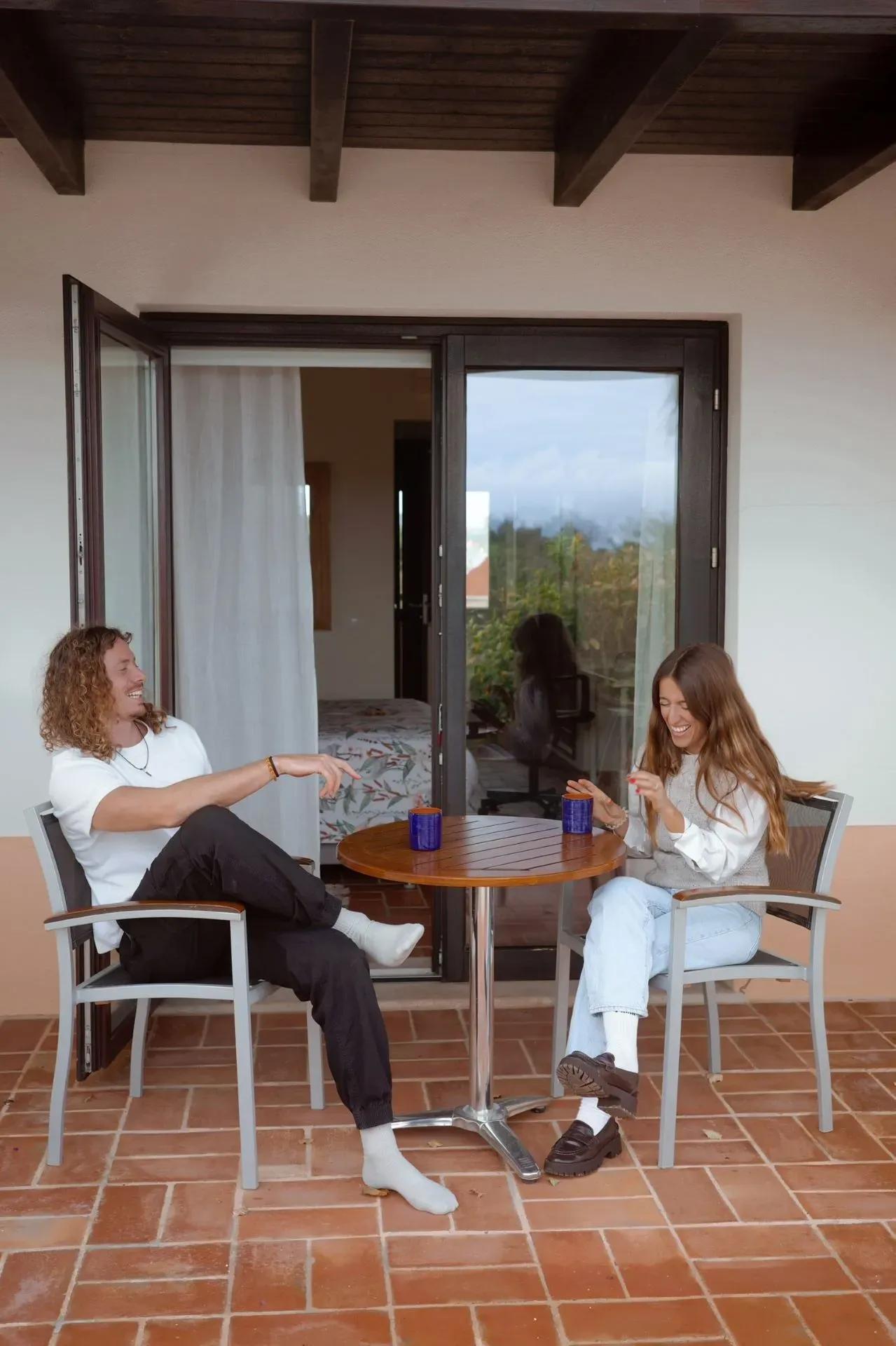 On the terrace of Ondinas room